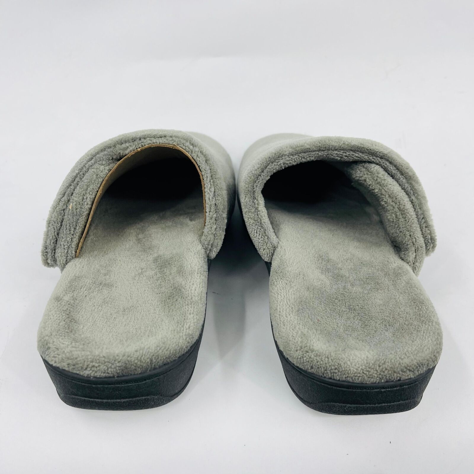 Vionic VIONIC GEMMA MULE LIGHT GREY TERRY CLOTH SLIPPERS SIZE 9 Size US 9 / IT 39 - 3 Thumbnail