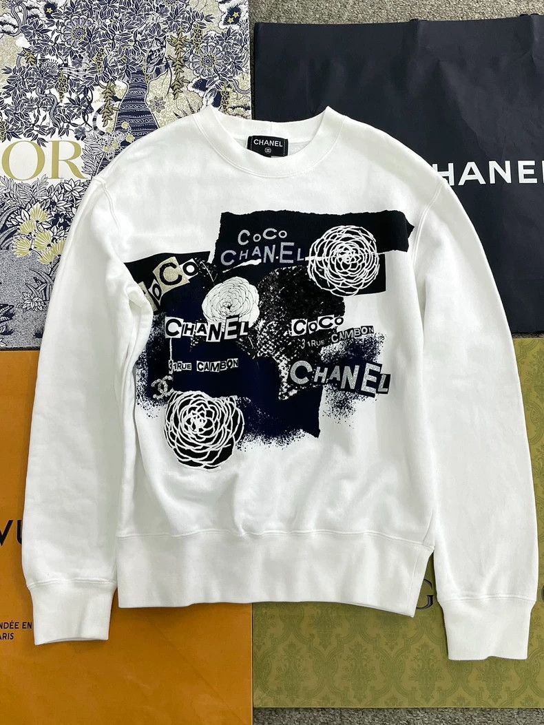 Chanel chanel Camelia heavy industry long sleeves Size M / US 6-8 / IT 42-44 - 1 Thumbnail