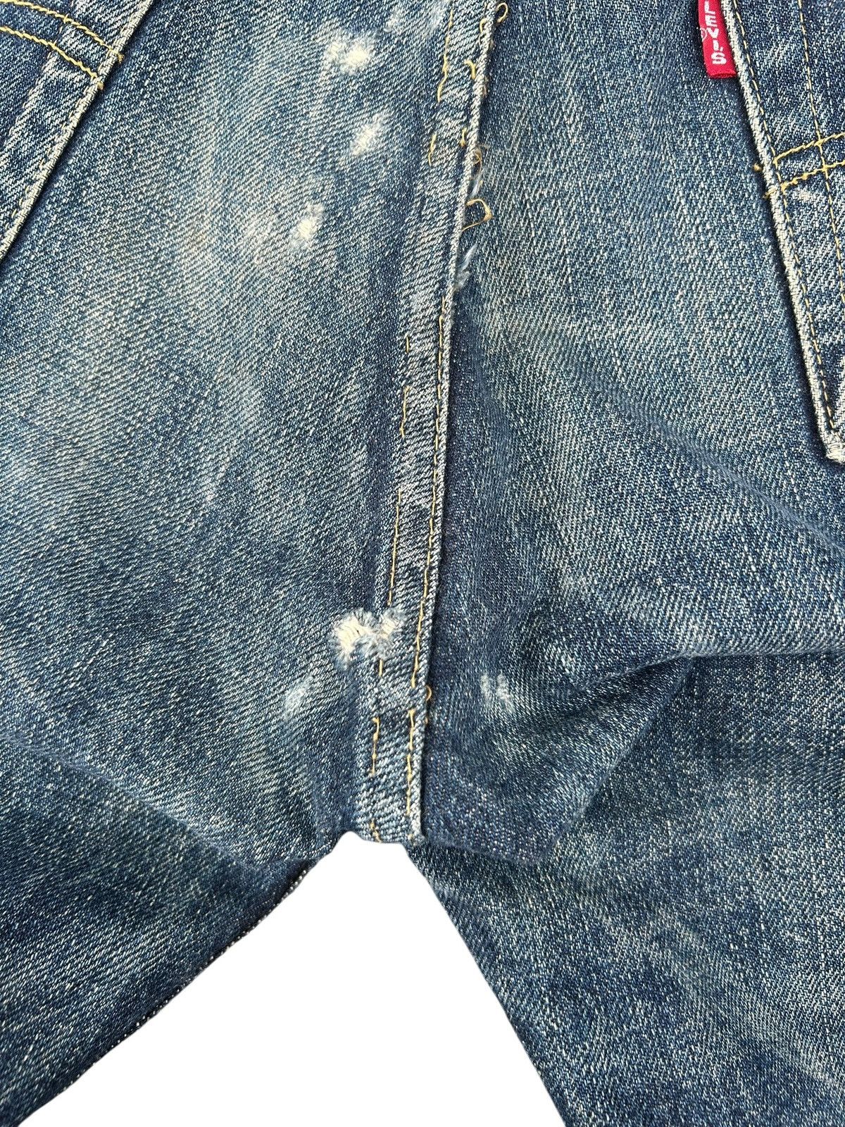 Kapital Vintage Levis big E Selvedge Distressed Denim Jeans Size US 30 / EU 46 - 18 Thumbnail