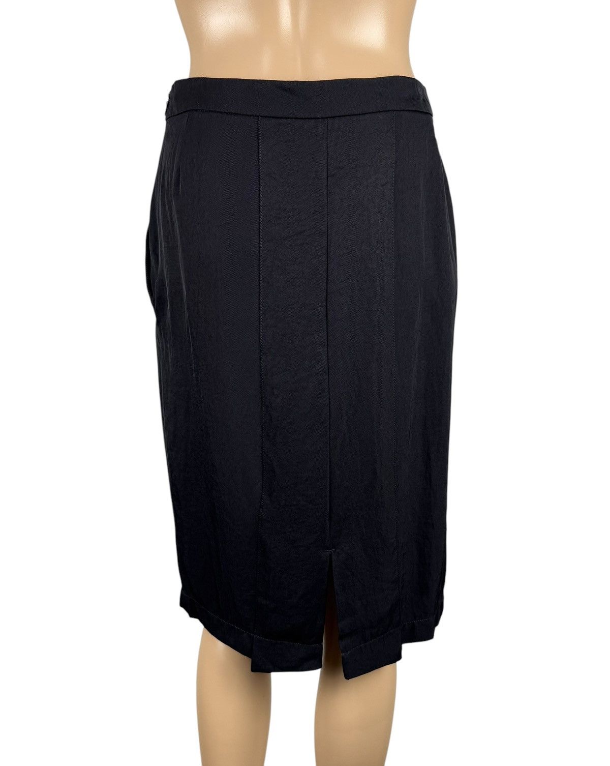 Prada Prada Black Midi Skirt Triacetate size 42 Size 28" / US 6 / IT 42 - 8 Thumbnail