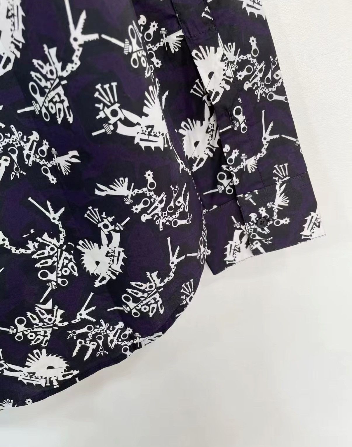 Kenzo KENZO 100% Cotton Long Sleeve Shirt J30 Size US S / EU 44-46 / 1 - 7 Thumbnail