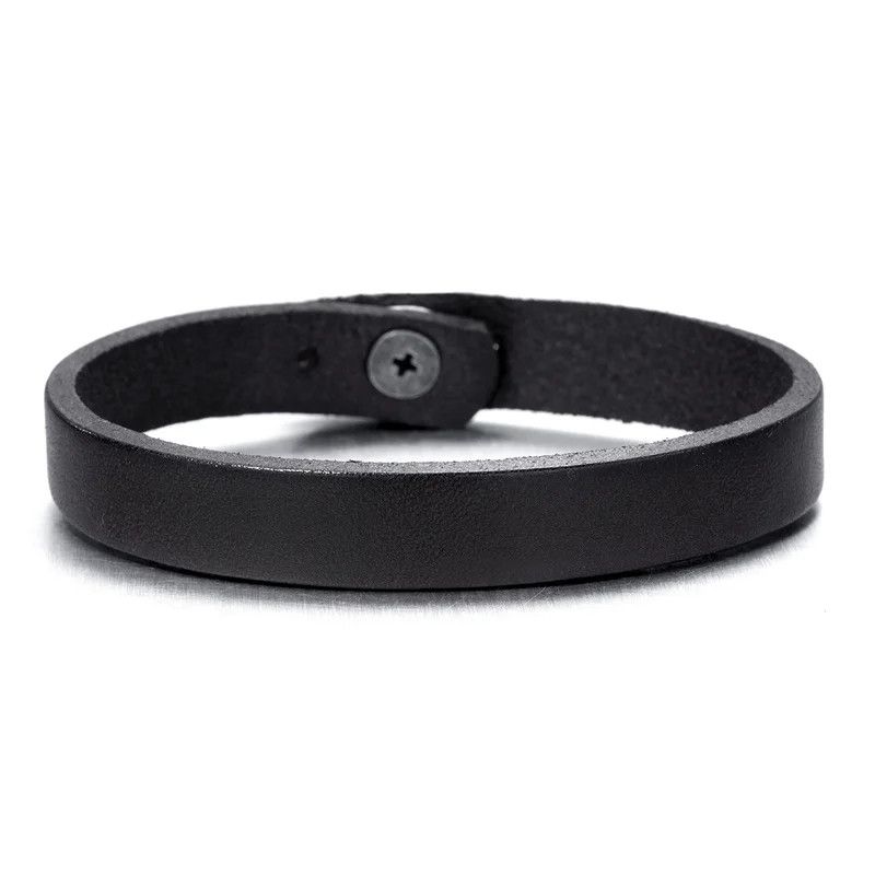 Japanese Brand Simple Leather Bracelet Size ONE SIZE - 1 Thumbnail