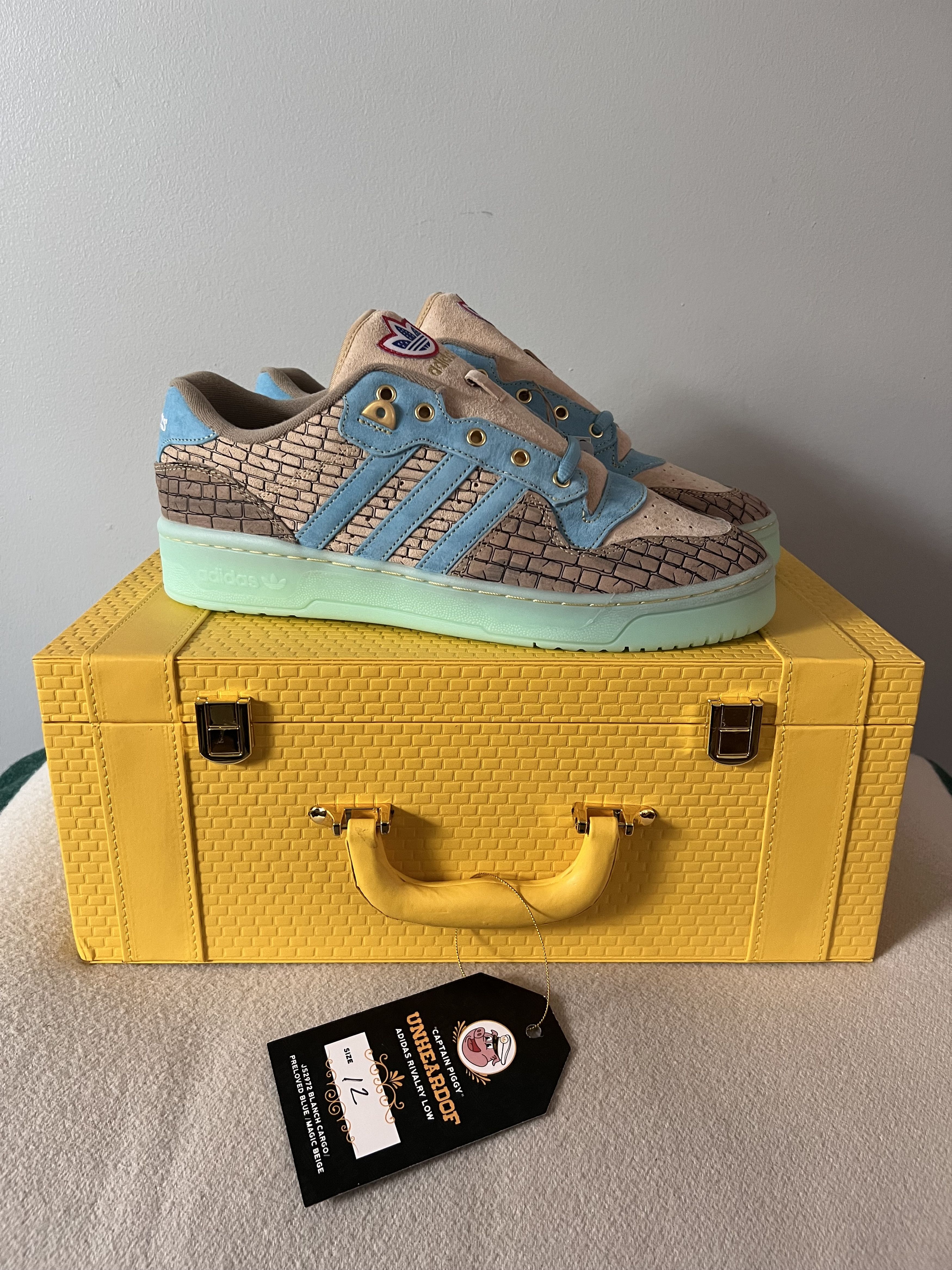 Adidas Unheardof Adidas Rivalry Low Building Bridges Yellow Box Size US 12 / EU 45 - 1 Thumbnail