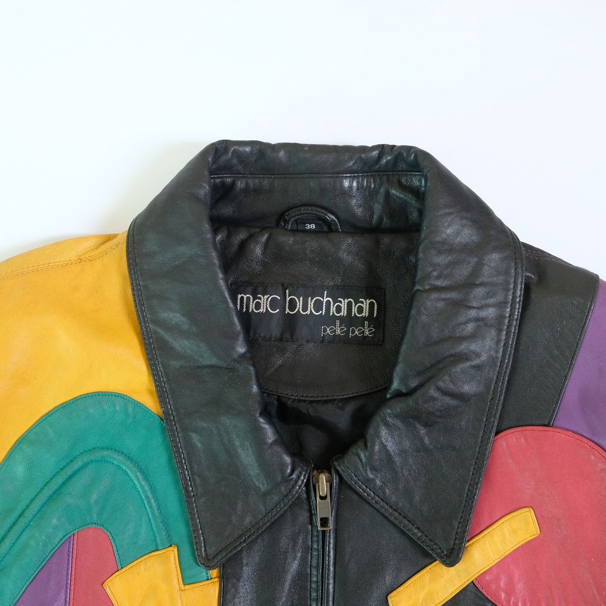 Pelle Pelle Marc Buchanan Colorful Leather Jacket(SuperRare)