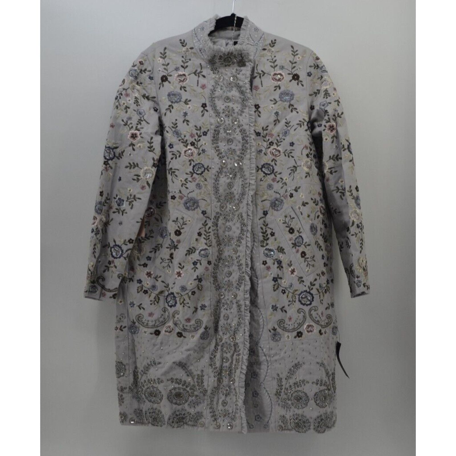 image of Needle & Thread Ella Women's Coat Winter Jacket Size 10 in Grey