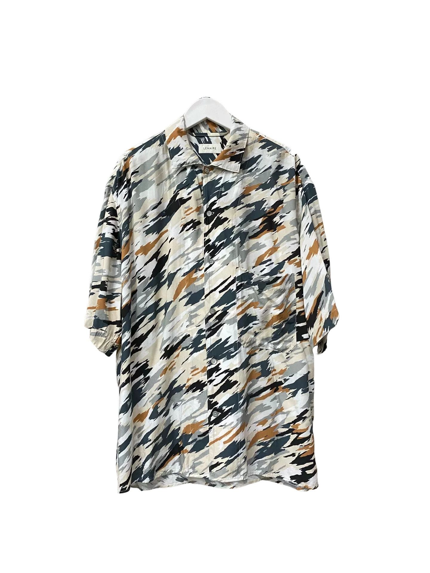 Lemaire Lemaire Abstract Print Short Sleeve Shirt Size 48 Size US M / EU 48-50 / 2 - 1 Thumbnail