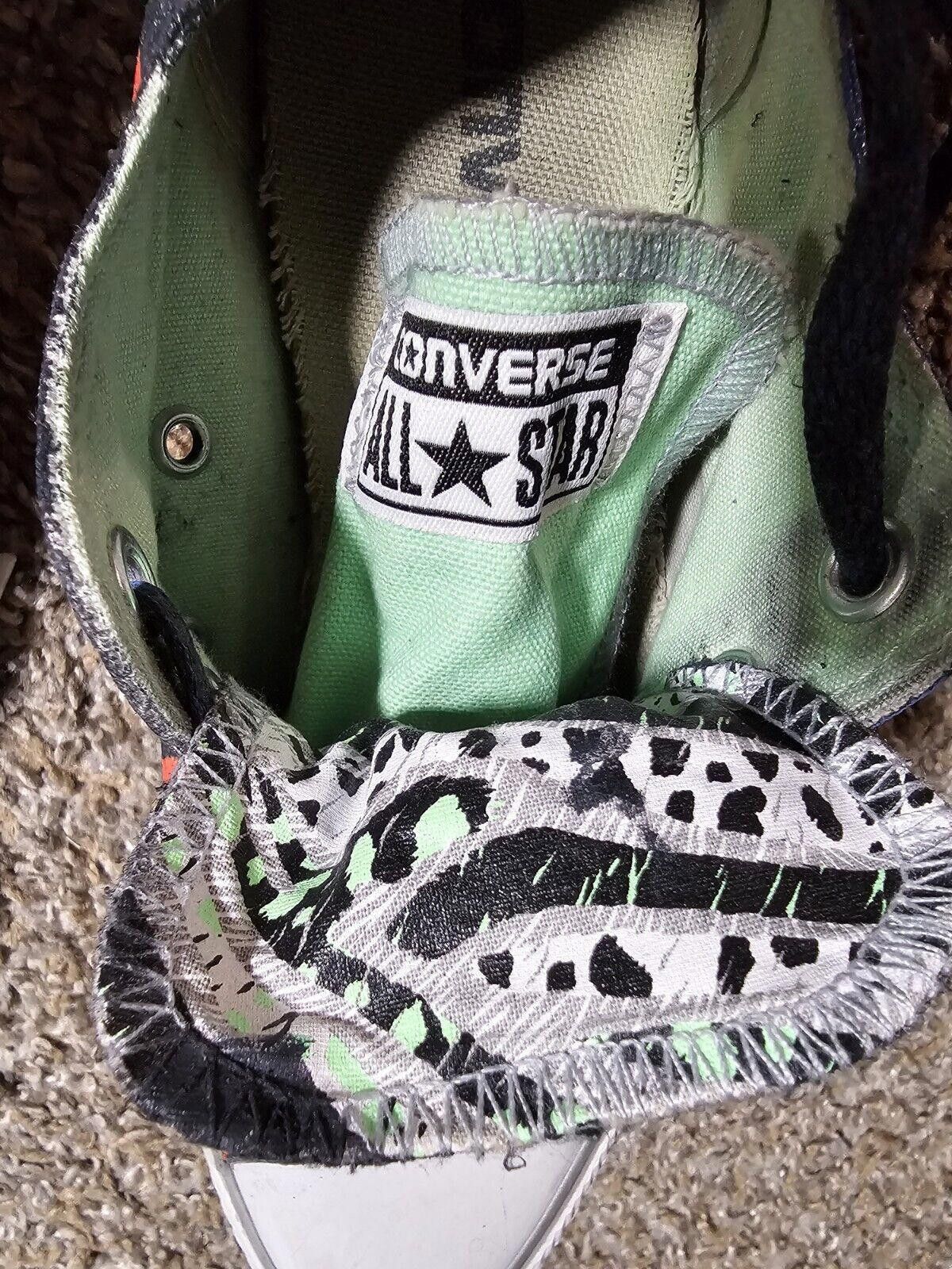 Converse custom painted converse 544877F fire & water shoes Women's 6 Size US 6 / IT 36 - 7 Thumbnail