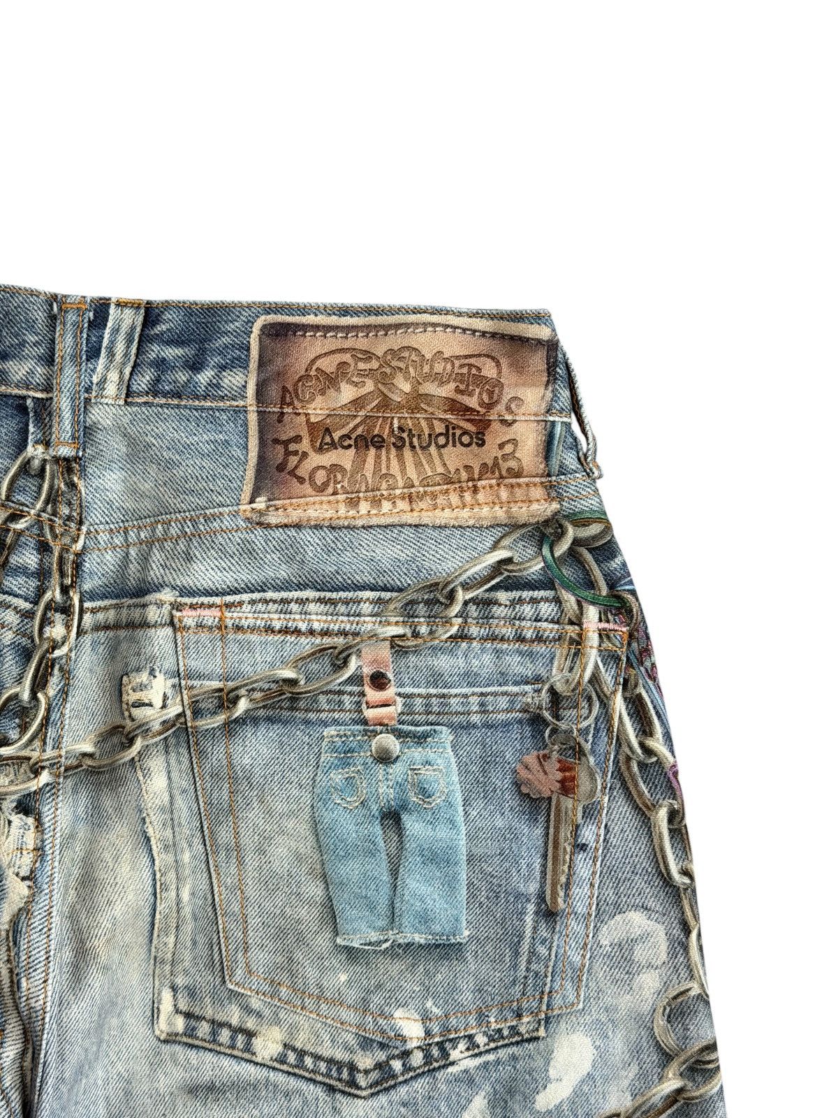 Acne Studios Acne Studios 1981 Fit Trompe L’oeil Keychain Jeans Size US 29 - 4 Thumbnail