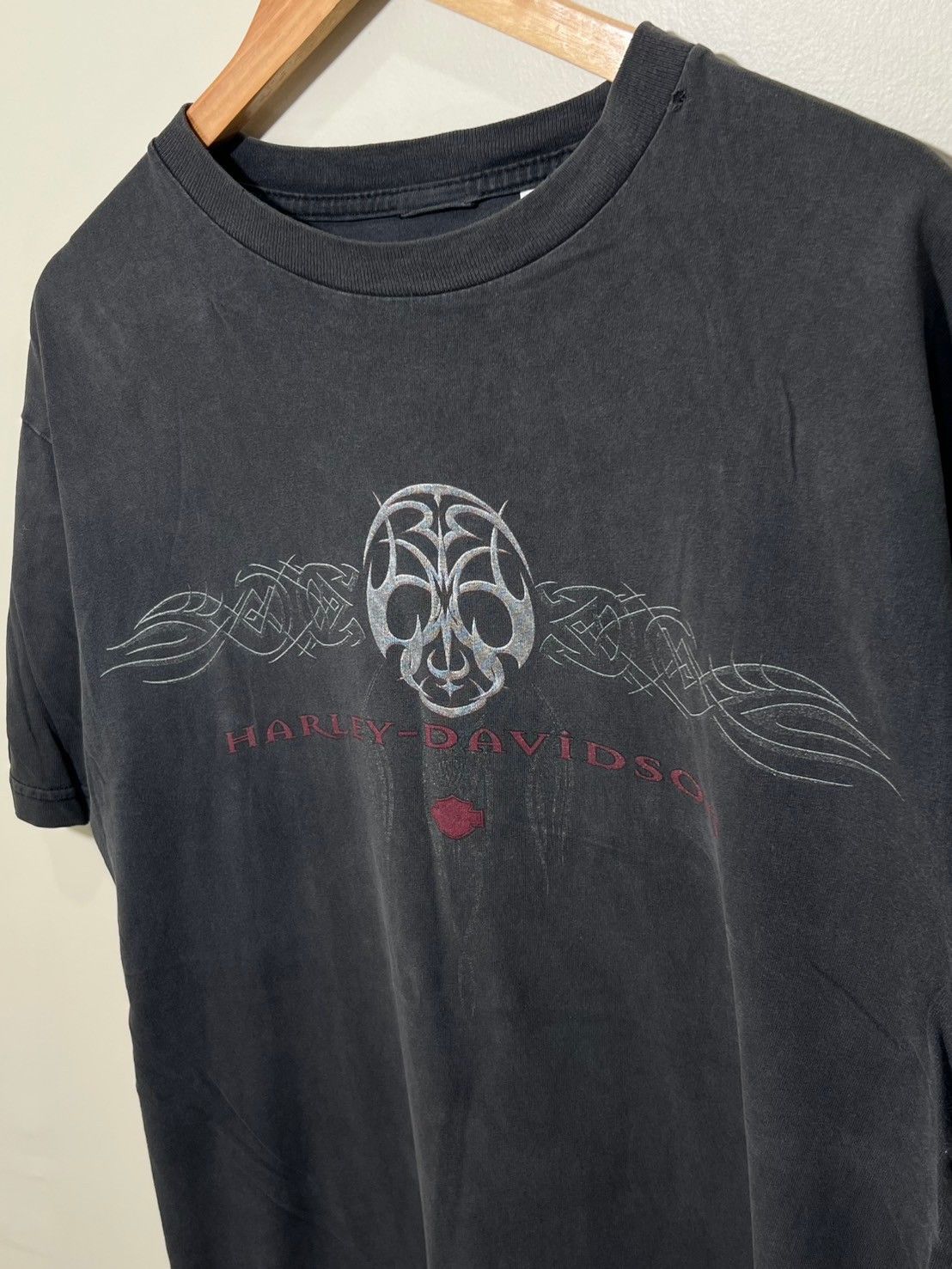 Harley Davidson × Vintage Vintage Harley Davidson shirt Fire bnz01 Size US L / EU 52-54 / 3 - 2 Thumbnail