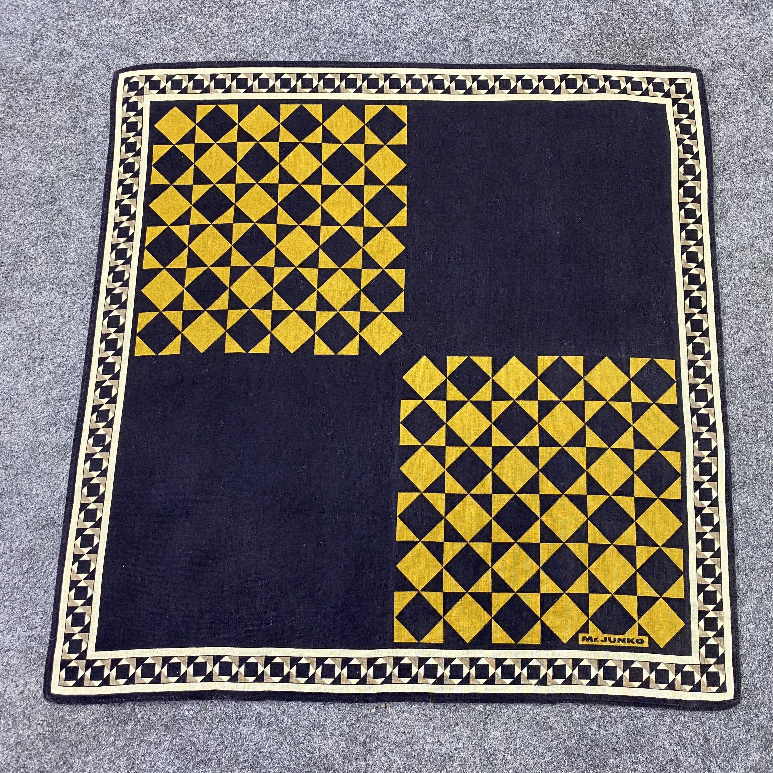Japanese Brand × Mr. Junko × Vintage Mr. Junko Handkerchief / Bandana / Neckerchief -B1075 Size ONE SIZE - 3 Thumbnail