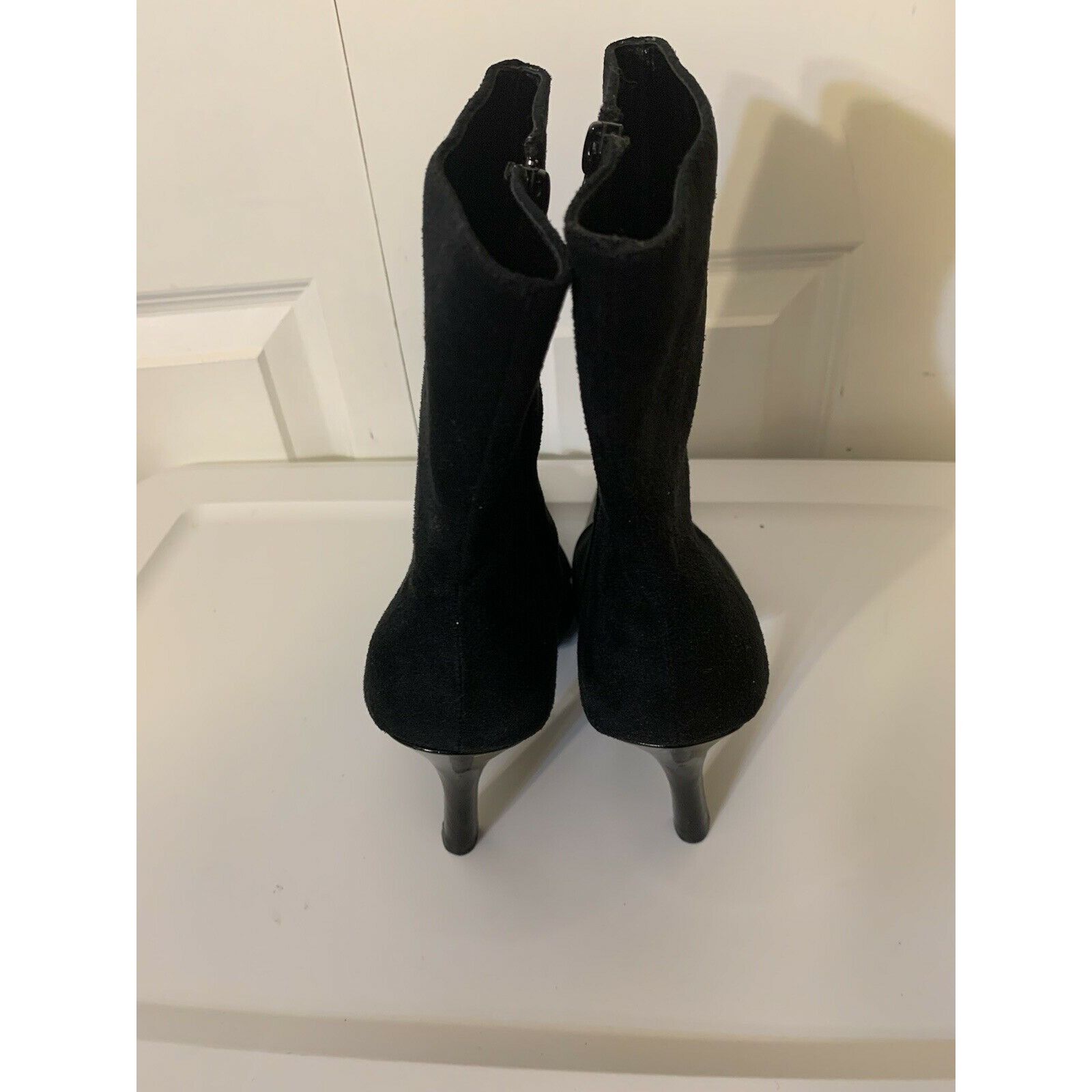 Other Classique Women’s Sz 9M Black Boots 4in Heels Size US 9 / IT 39 - 6 Thumbnail
