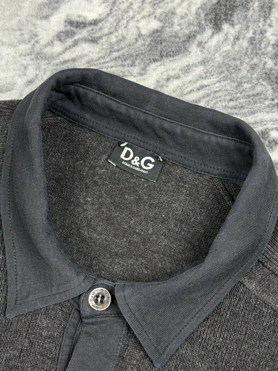 Dolce & Gabbana Dolce&Gabbana DG Wool Long Sleeve Polo Sweater Size US M / EU 48-50 / 2 - 5 Thumbnail