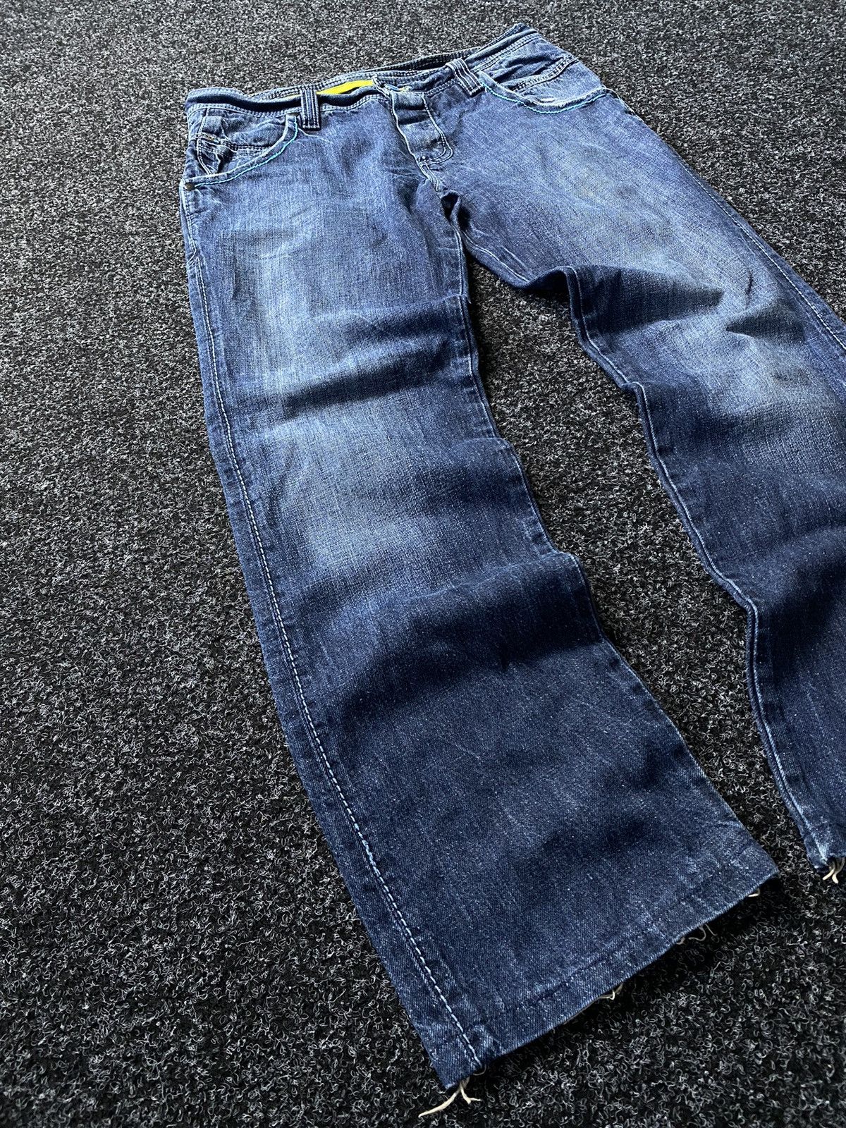 If Six Was Nine × Vintage × Wrangler Vintage 90s Y2K Wrangler Denim Jeans baggy pants Size US 34 / EU 50 - 2 Thumbnail