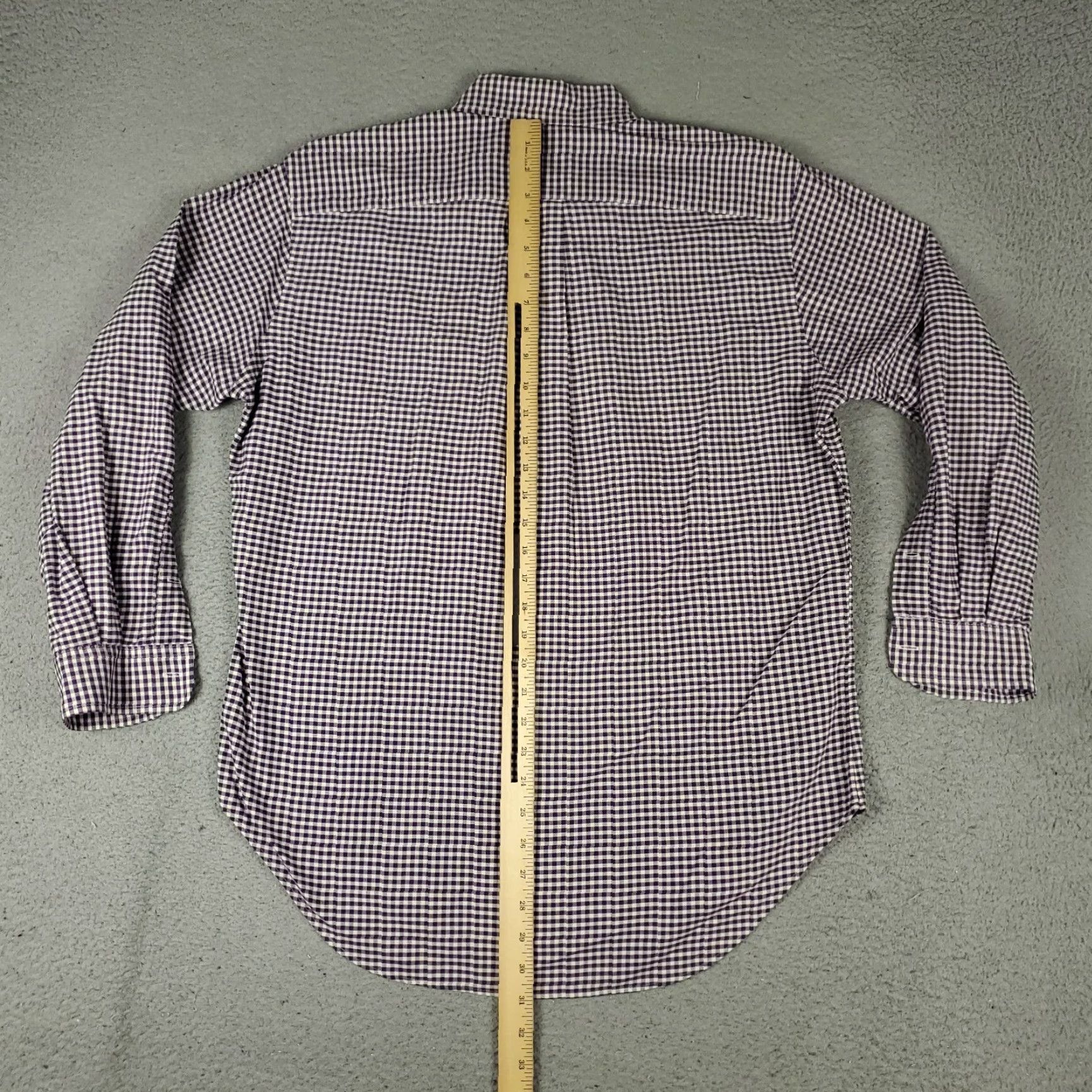 Ralph Lauren Ralph Lauren Button-Up Shirt Mens Medium Purple Check Long Sleeve Casual Modern Size US M / EU 48-50 / 2 - 4 Thumbnail