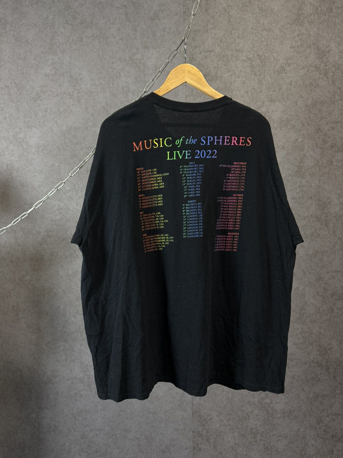 Band Tees Coldplay rock band tour tee Size US XXL / EU 58 / 5 - 5 Thumbnail
