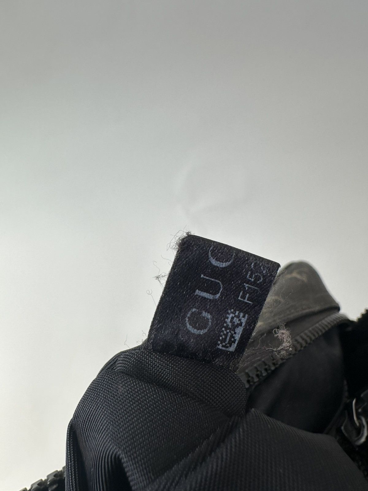 Gucci GUCCI GG Supreme Monogram Messenger Bag Black Grey Size ONE SIZE - 10 Thumbnail