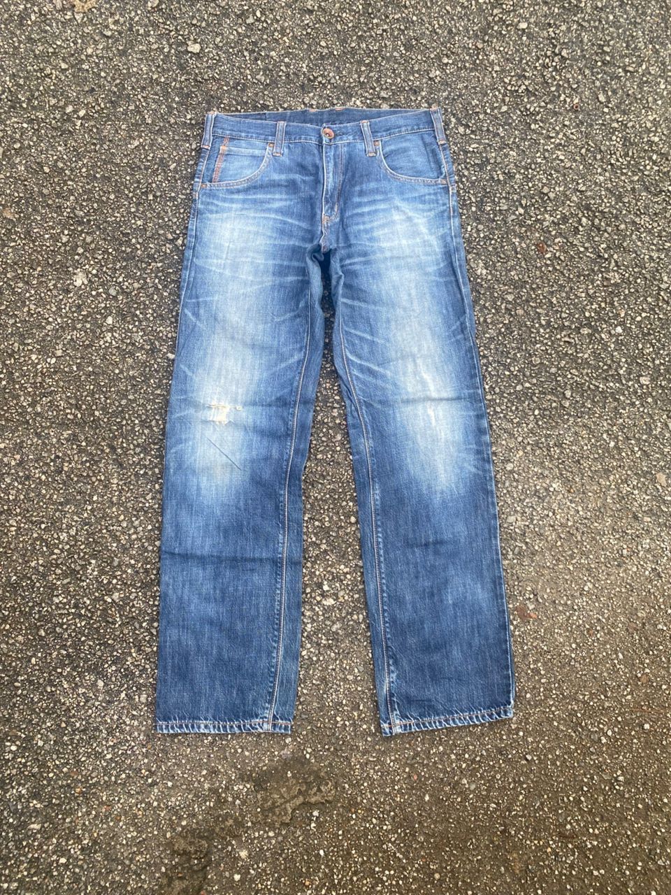 Edwin VINTAGE EDWIN EXCLUSIVE VINTAGE DISTRESSED DENIM Size US 30 / EU 46 - 3 Thumbnail