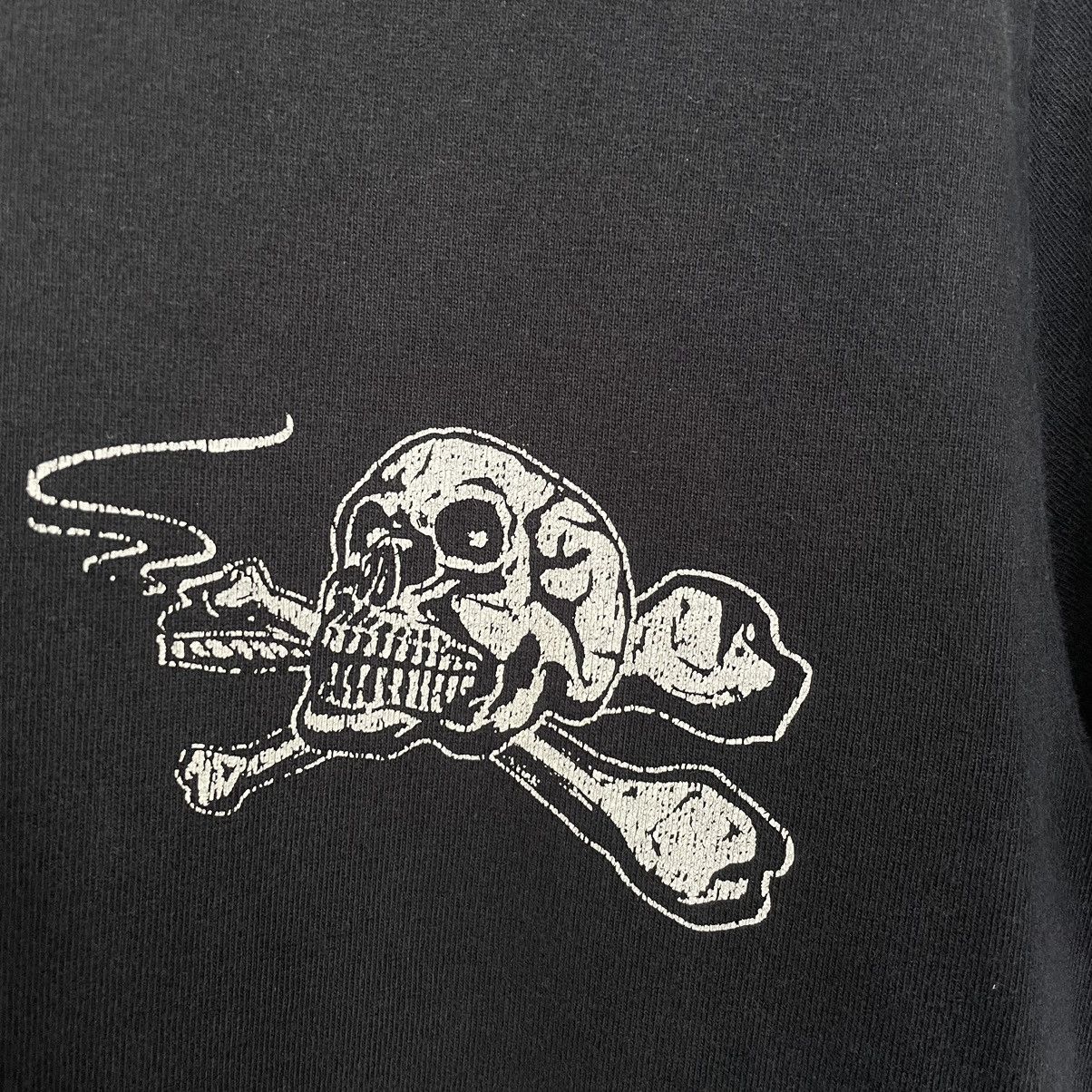 Affliction Vintage 2000s Skulls Affliction Faded Black T Shirt Size US M / EU 48-50 / 2 - 6 Thumbnail