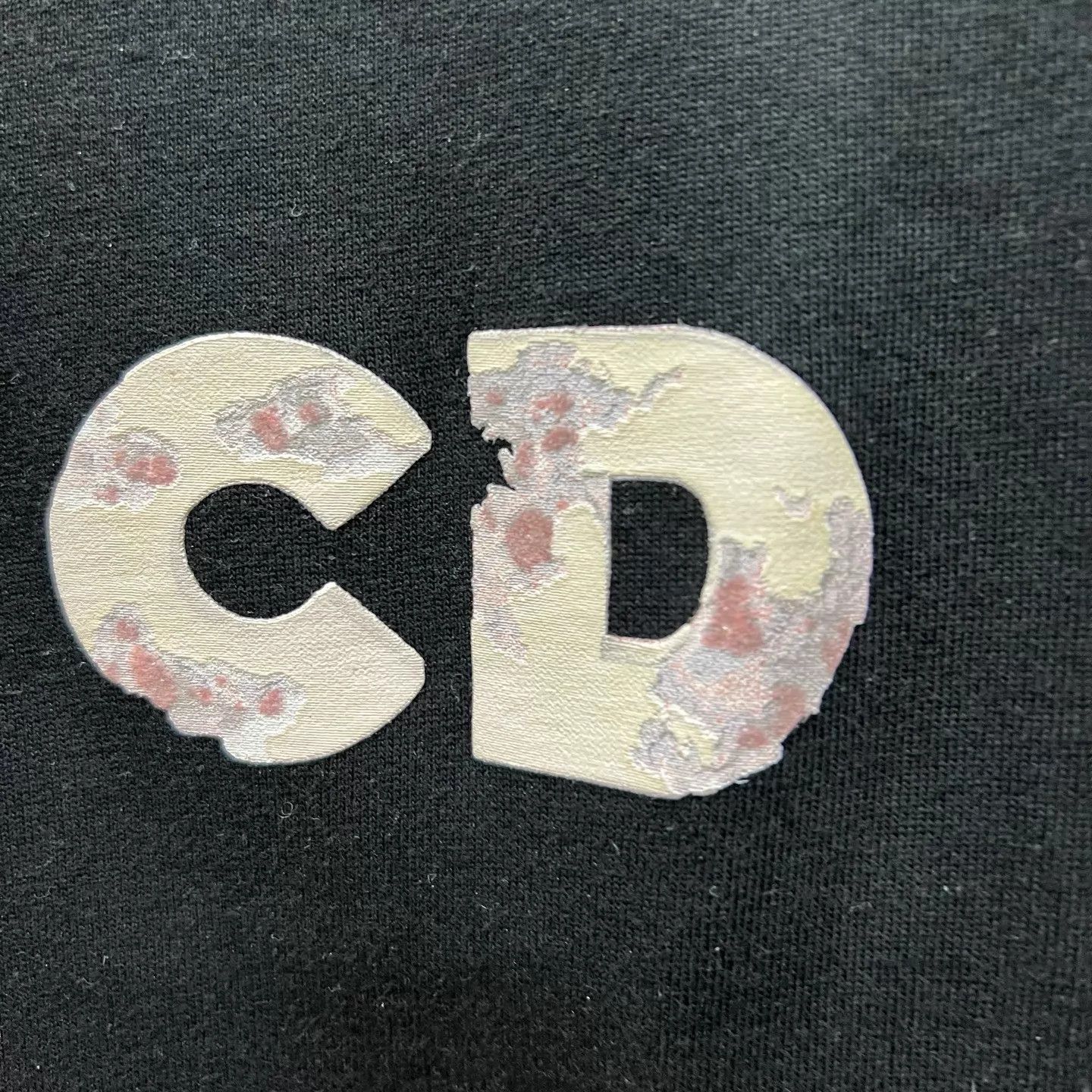 Dior Dior NWT Distressed Crystal Bball Tee XL ys002205 Size XL / US 12-14 / IT 48-50 - 3 Thumbnail