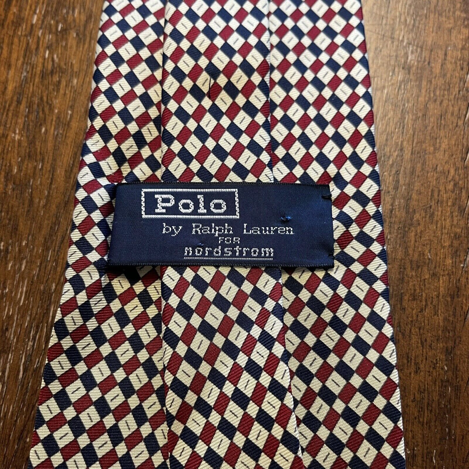 Polo Ralph Lauren Polo Ralph Lauren Vtg Multi Microcheck Silk Tie Nordstrom Size ONE SIZE - 5 Thumbnail