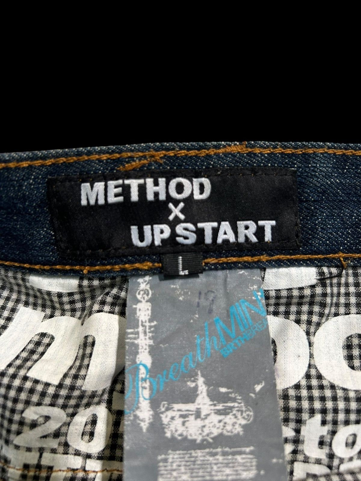 Japanese Brand × Kapital × Vintage DOUBLE WAIST JAPANESE PUNK GRUNGE STYLE DENIM JEANS Size US 32 / EU 48 - 9 Thumbnail
