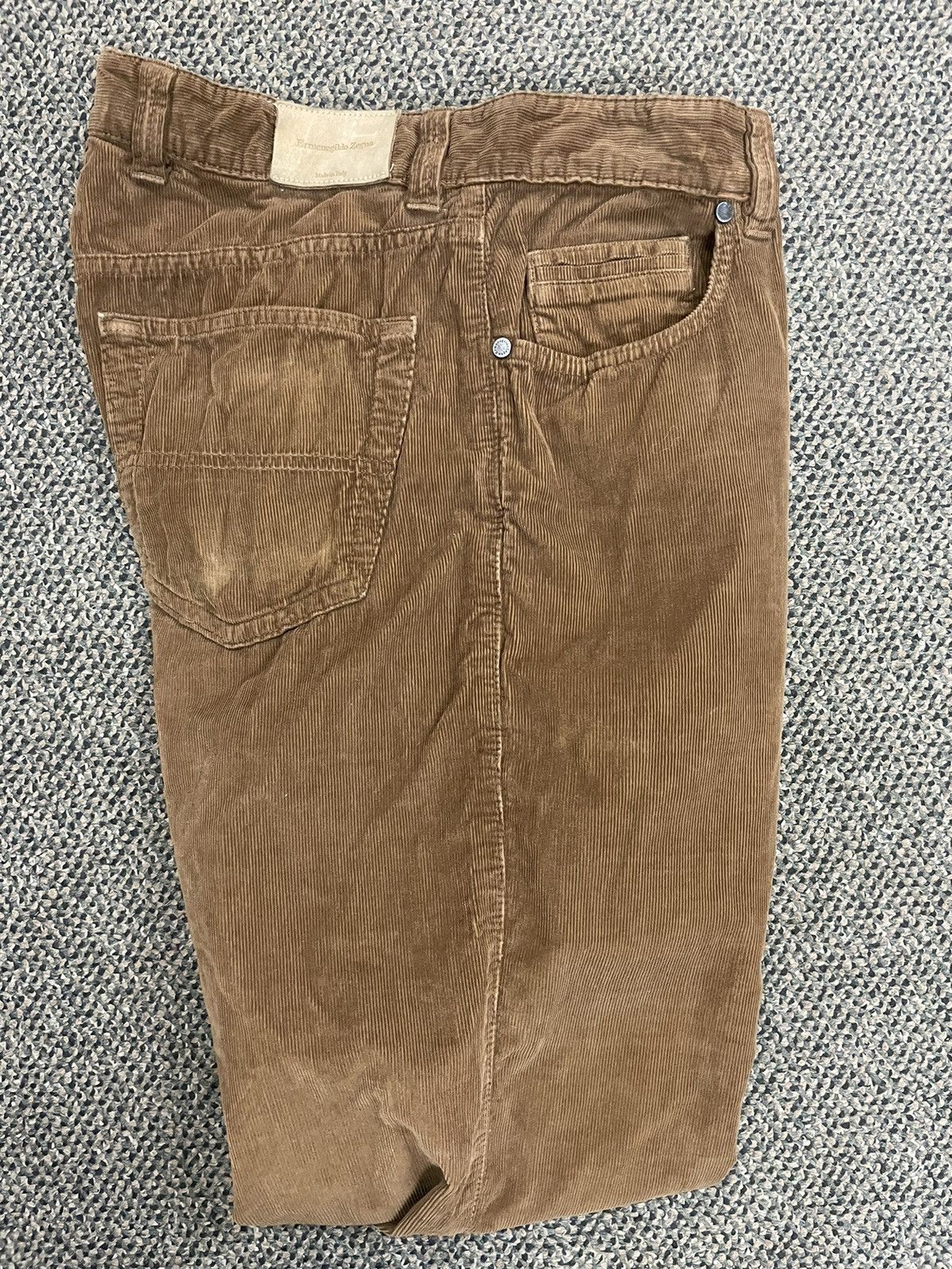 Ermenegildo Zegna Fine Wale Corduroy 5-Pocket Pant Size US 34 / EU 50 - 1 Thumbnail