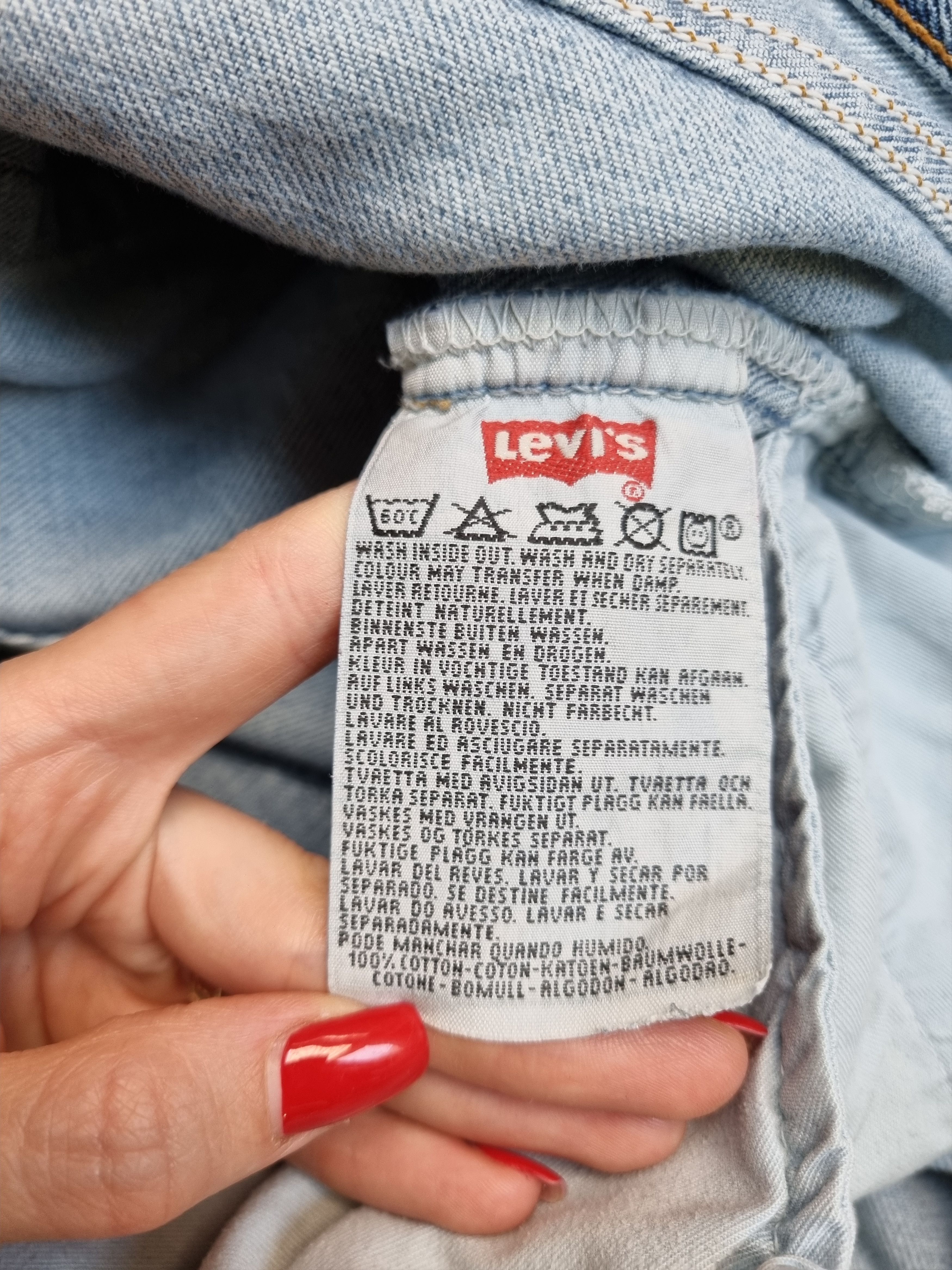 Levi's × Levi's Vintage Clothing × Vintage 1994 Vintage LEVIS 501 Dirty Distressed Jeans made in France Size US 33 - 23 Thumbnail