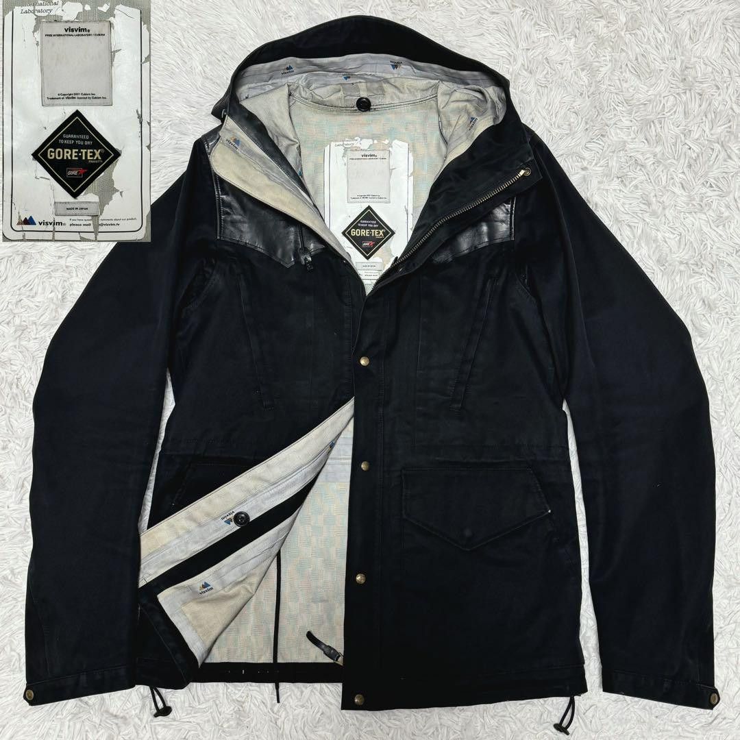 Visvim Gore-Tex Leather Hooded Military Jacket Size US M / EU 48-50 / 2 - 10 Thumbnail