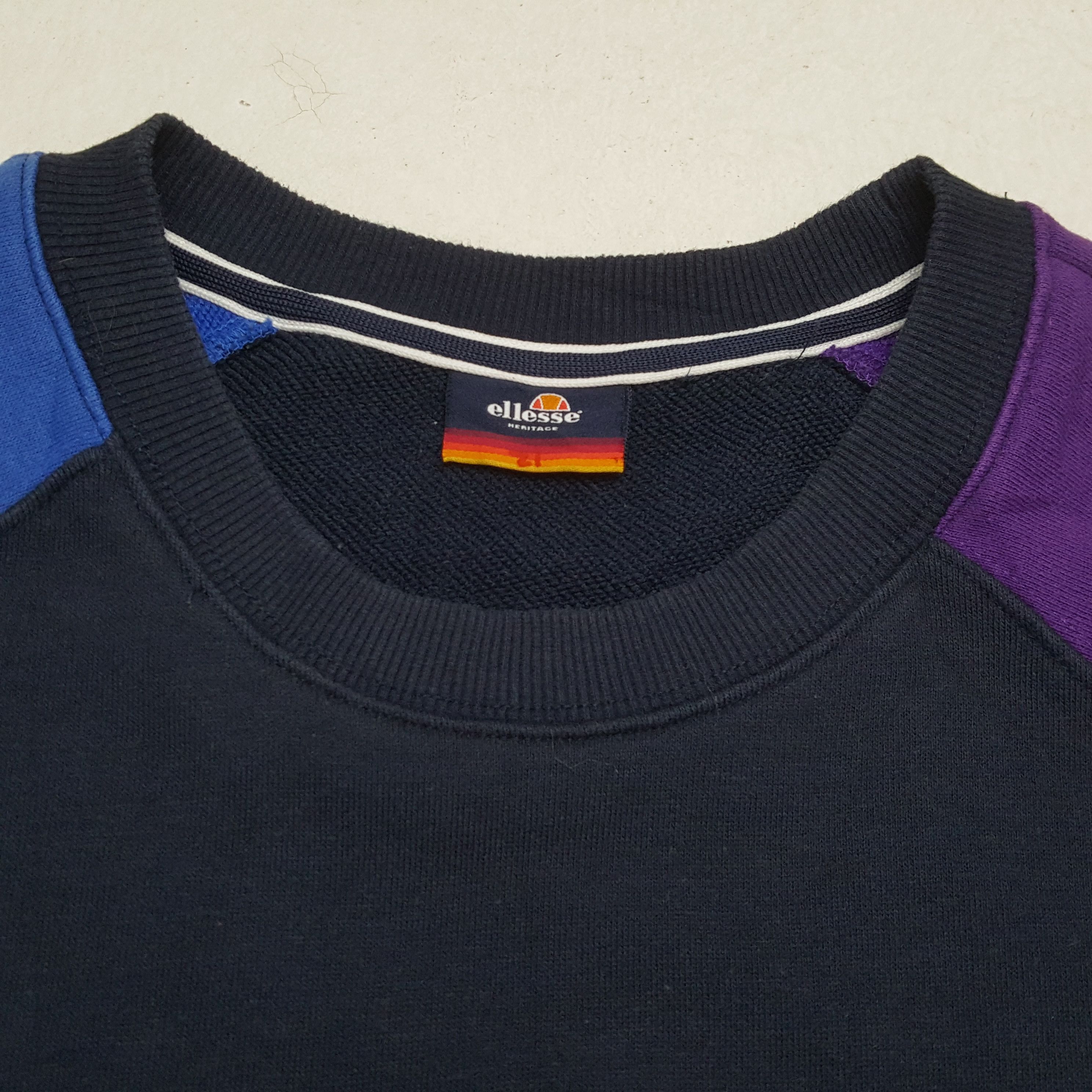 Ellesse × Vintage ELLESSE Center Spellout Design Colourful Sweatshirt Size US L / EU 52-54 / 3 - 10 Thumbnail