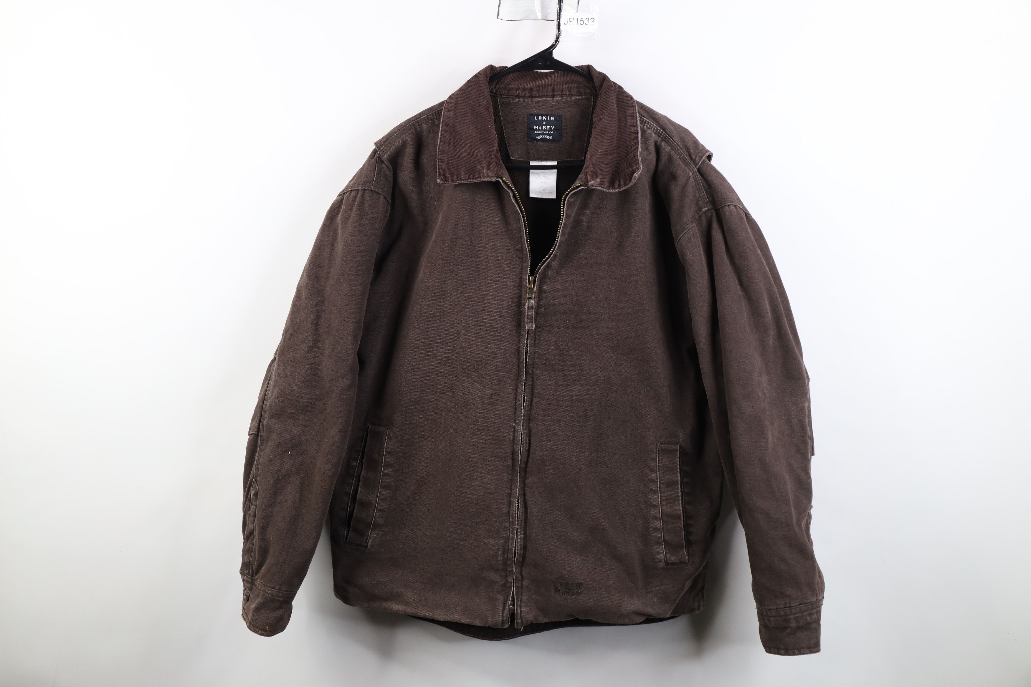 Vintage Vintage Y2K Streetwear Lined Canvas Detroit Jacket Brown Size US L / EU 52-54 / 3 - 1 Thumbnail