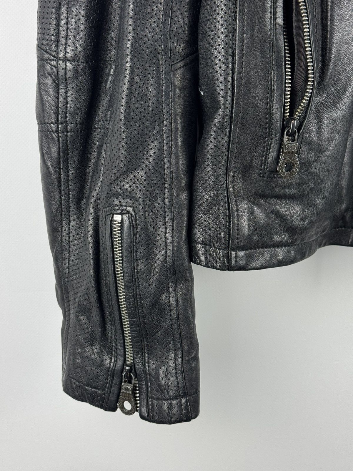 Diesel Diesel Lewa Grand Master Racer Motorcycle Leather Jacket Size US L / EU 52-54 / 3 - 7 Thumbnail