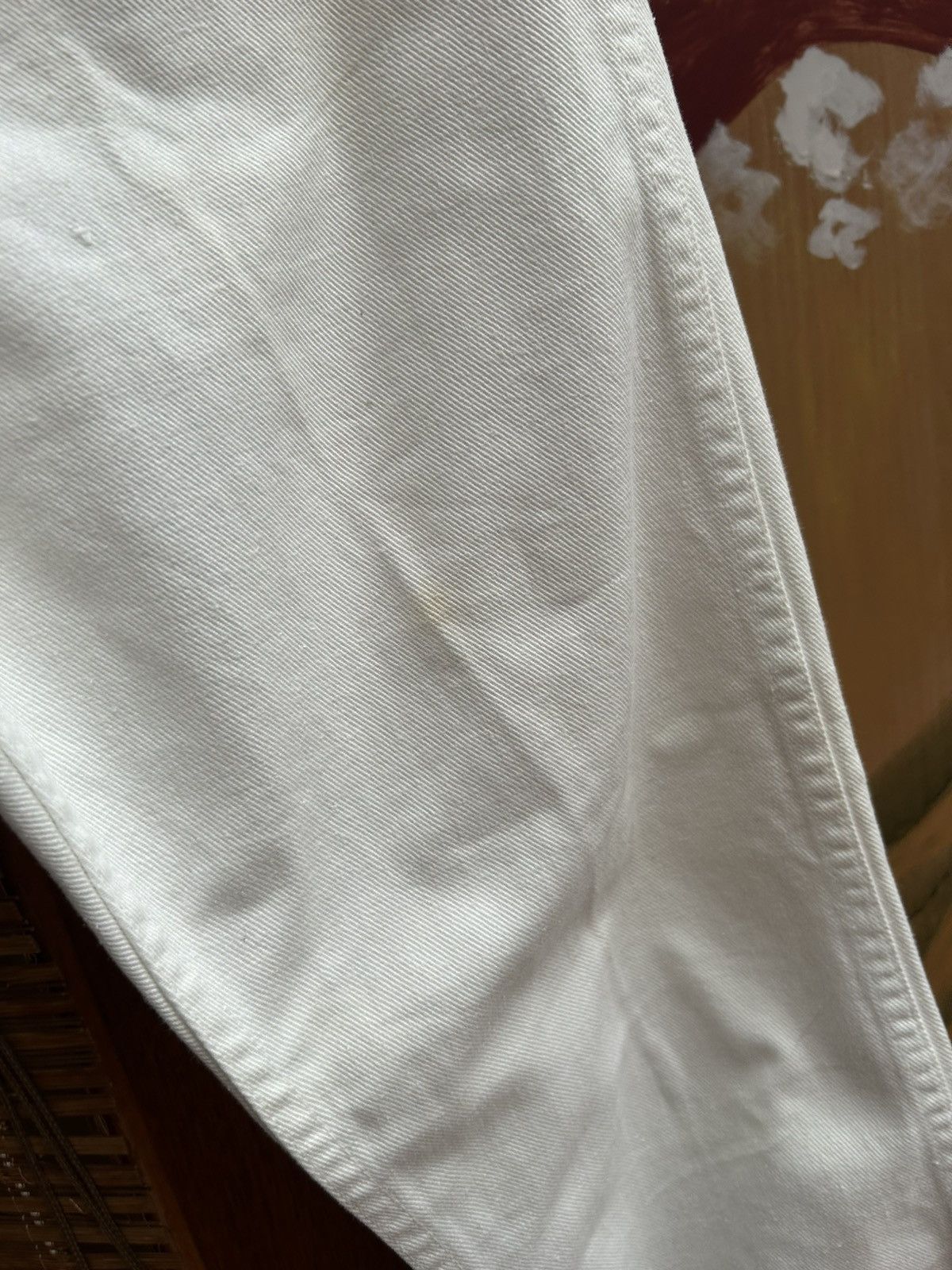 Levi's 60s Levi’s Big E White Slim Jeans White Tab Talon 42 Zip Size 25" / US 0 / IT 36 - 18 Thumbnail
