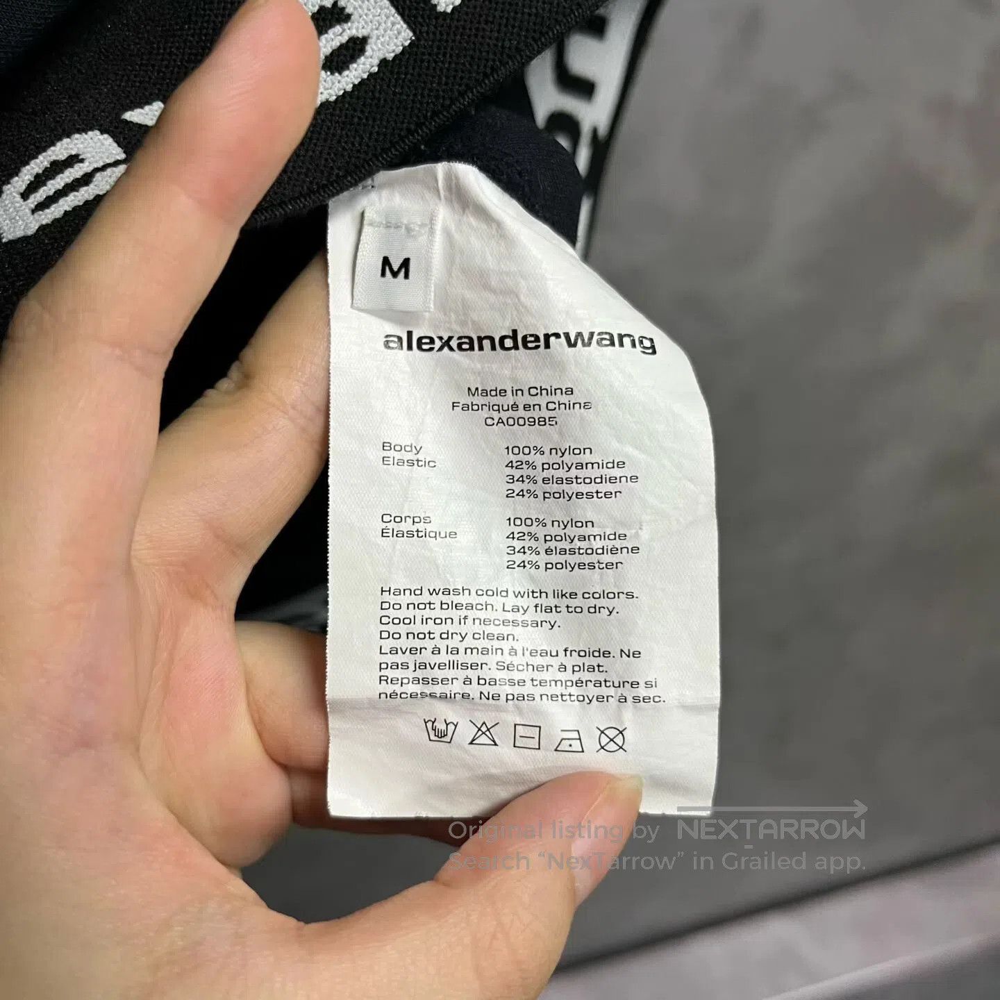Alexander Wang Alexander Wang Logo-decorated, short-sleevedtight-fitting Size M / US 6-8 / IT 42-44 - 3 Thumbnail