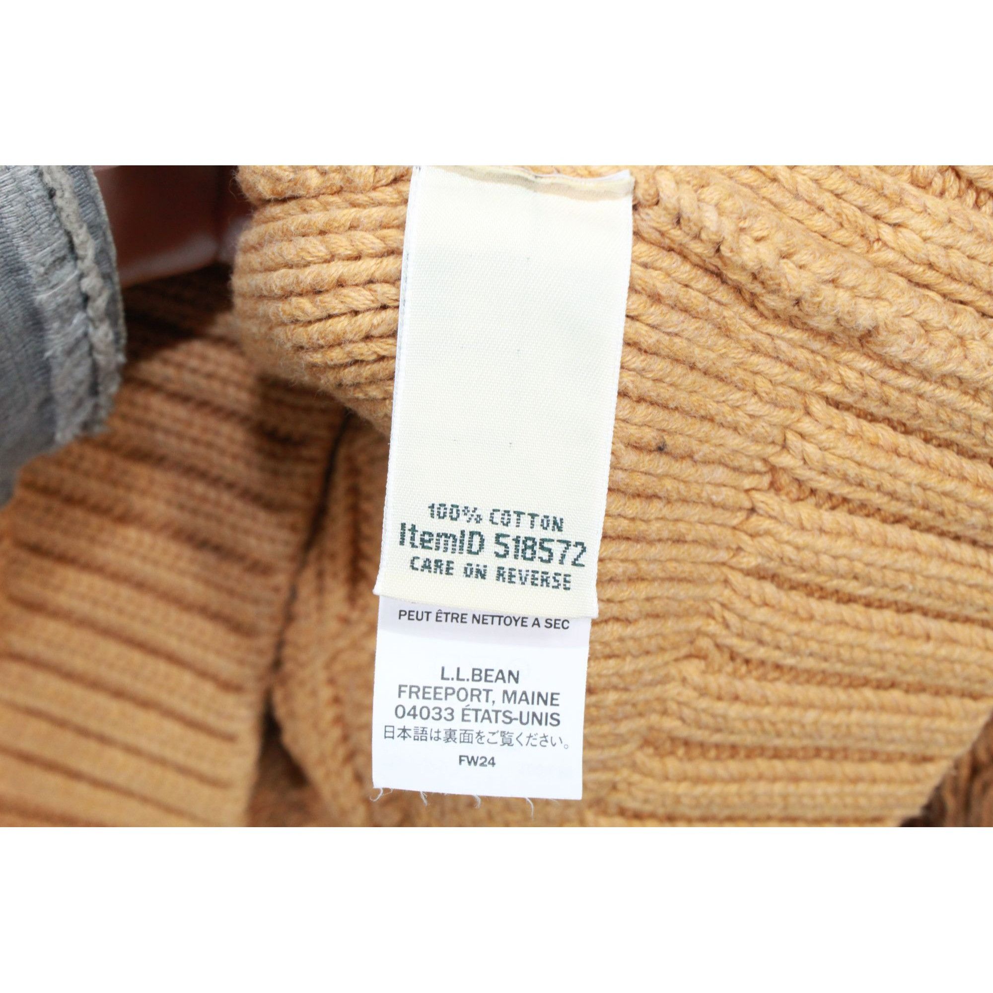 L.L. Bean LL Bean Women's Double L Cable Sweater Crewneck Size L / US 10 / IT 46 - 8 Thumbnail