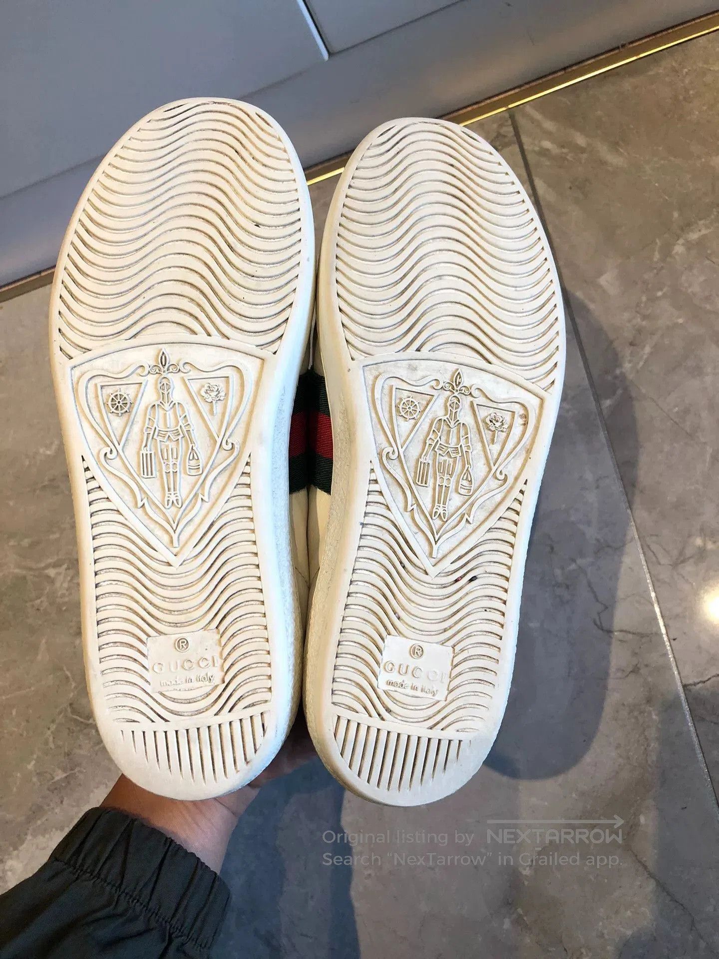 Gucci Gucci classic bee leather women's sneakers. Size US 5 / IT 35 - 8 Thumbnail
