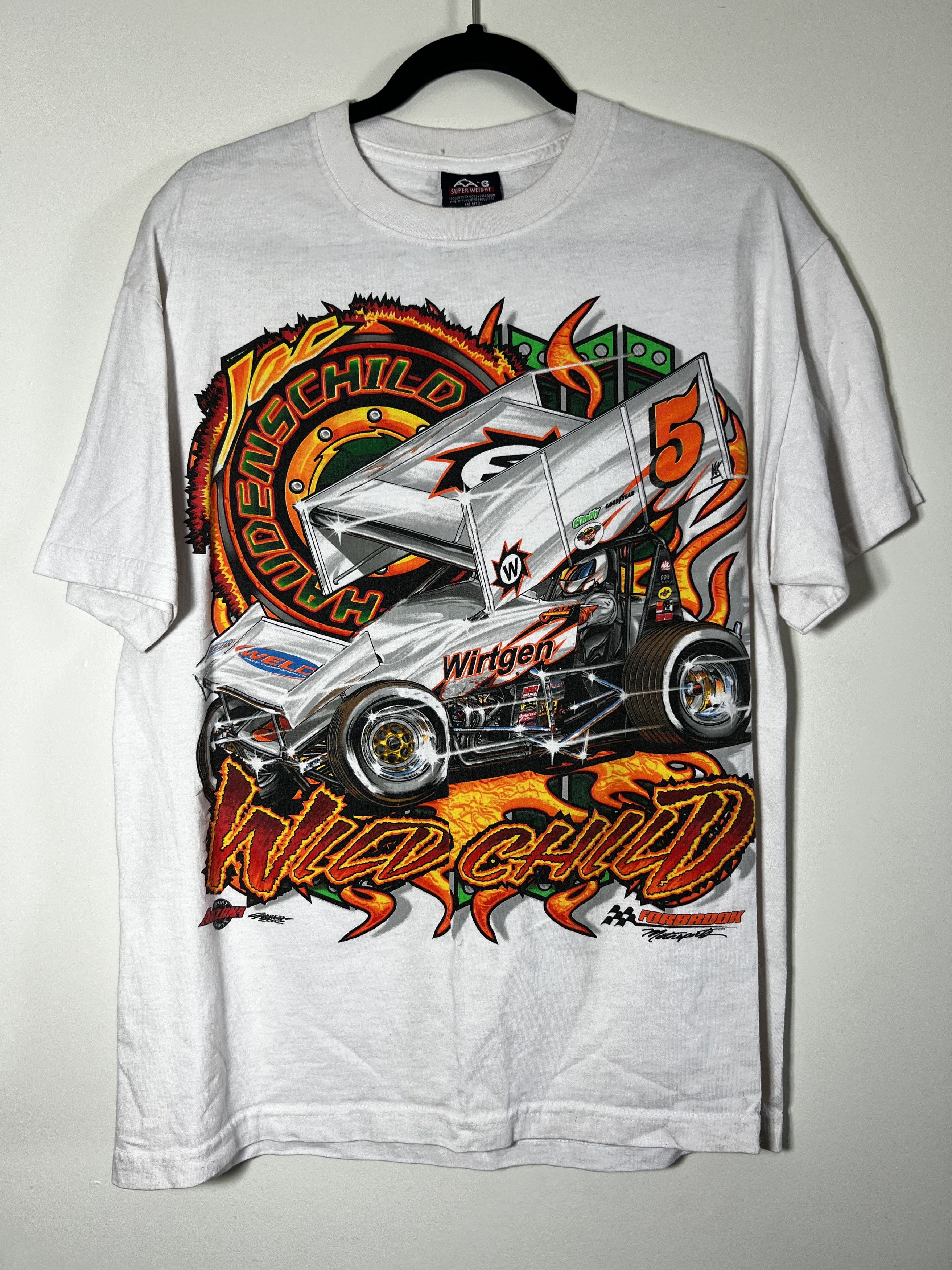 Vintage Vintage 2002 Jac Haudenschild "Wild Child" T-Shirt Size US L / EU 52-54 / 3 - 1 Thumbnail