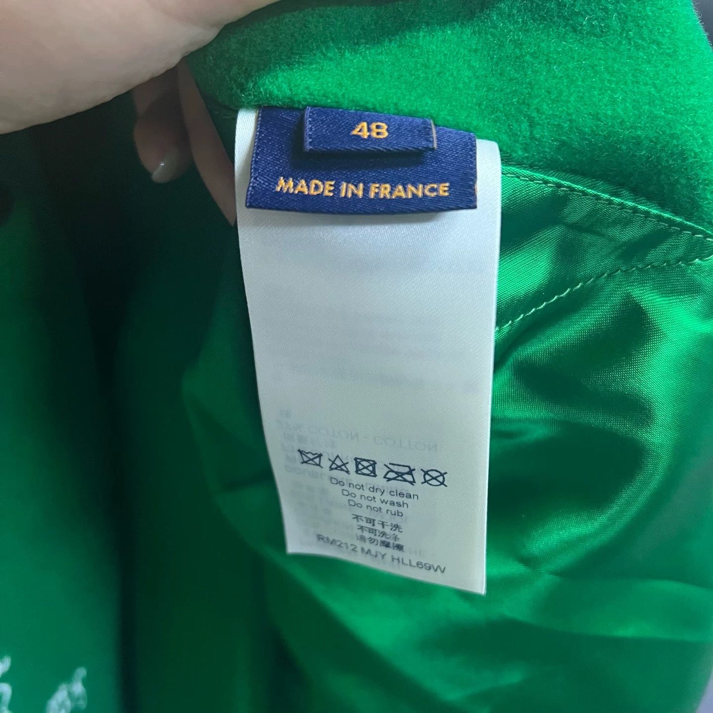 Louis Vuitton Louis Vuitton Green Letter Patchwork Baseball Jacket Size US M / EU 48-50 / 2 - 4 Thumbnail