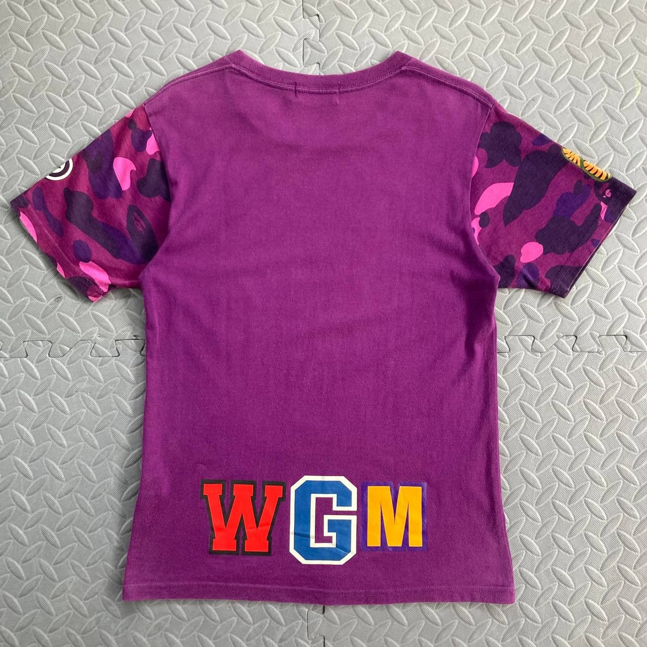 Bape WGM Purple Camo Shark Tee Size US S / EU 44-46 / 1 - 3 Thumbnail