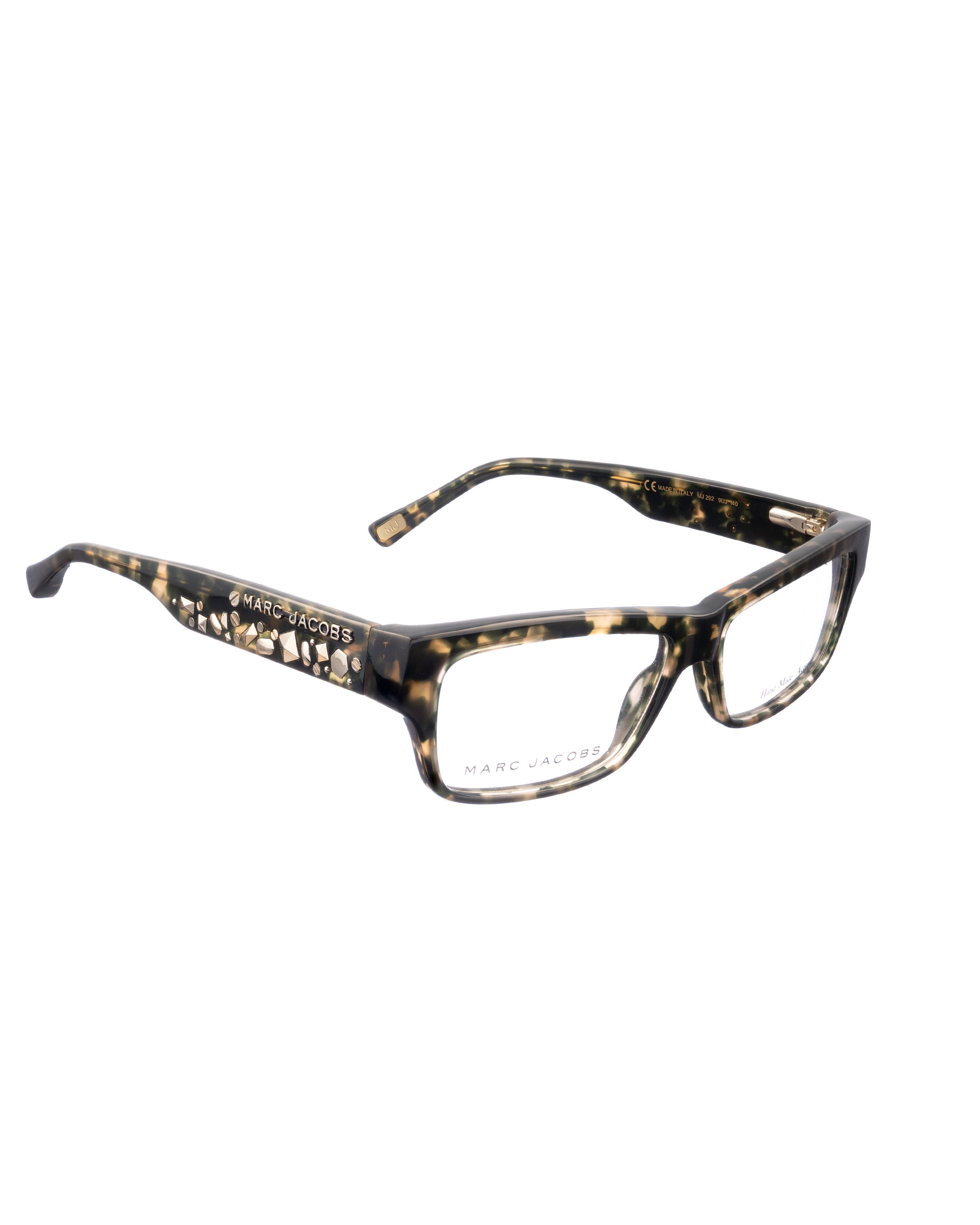 Marc Jacobs Marc Jacobs 00s Grey Havana and Studs Glasses Size ONE SIZE - 1 Thumbnail