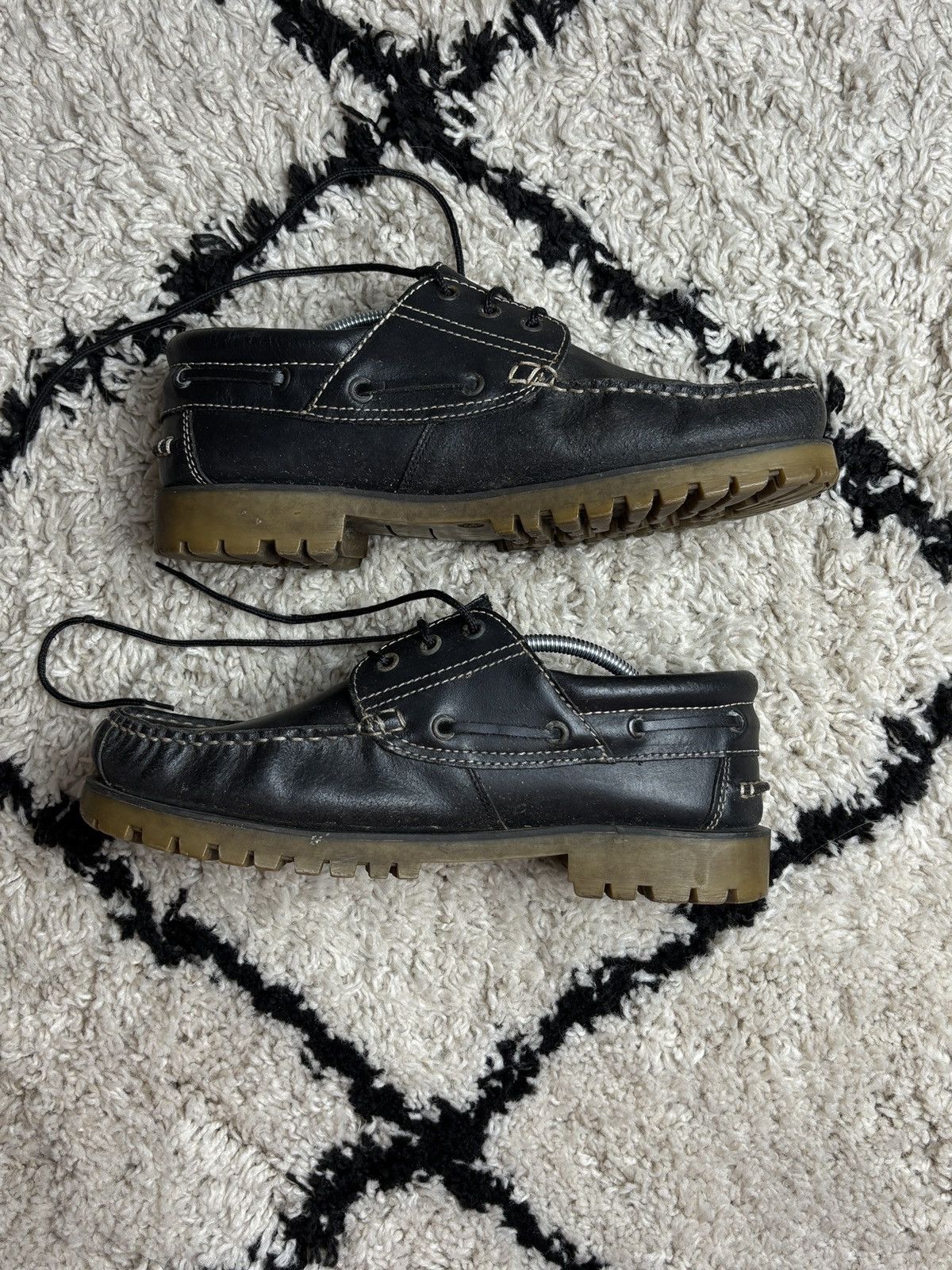 Genuine Leather Vintage Genuine Leather 3 Eye Lug Boat Shoes Size US 9 / EU 42 - 7 Thumbnail