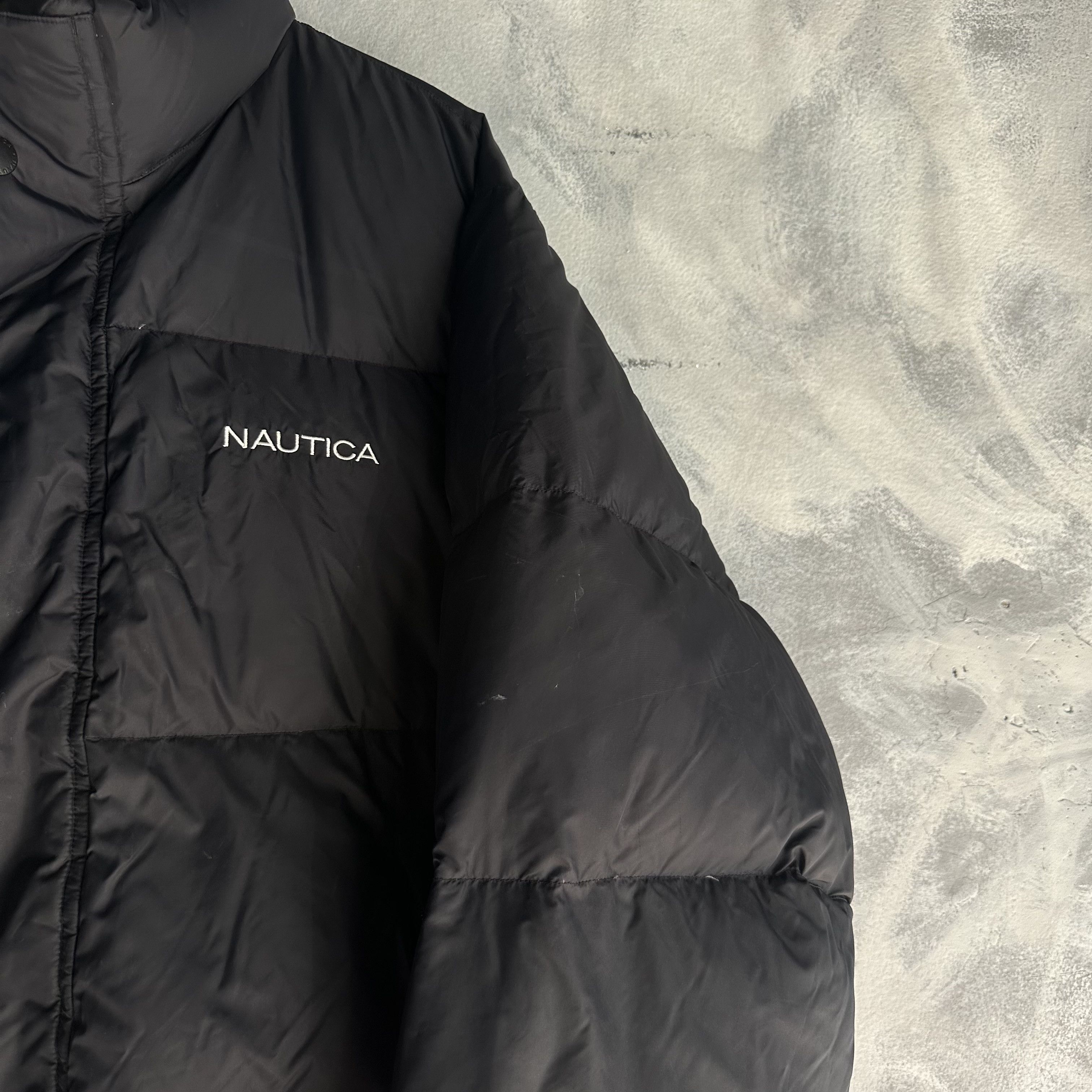Nautica Vintage Nautica Puffer Jacket Mens XL Black Down Feather Size US XL / EU 56 / 4 - 2 Thumbnail