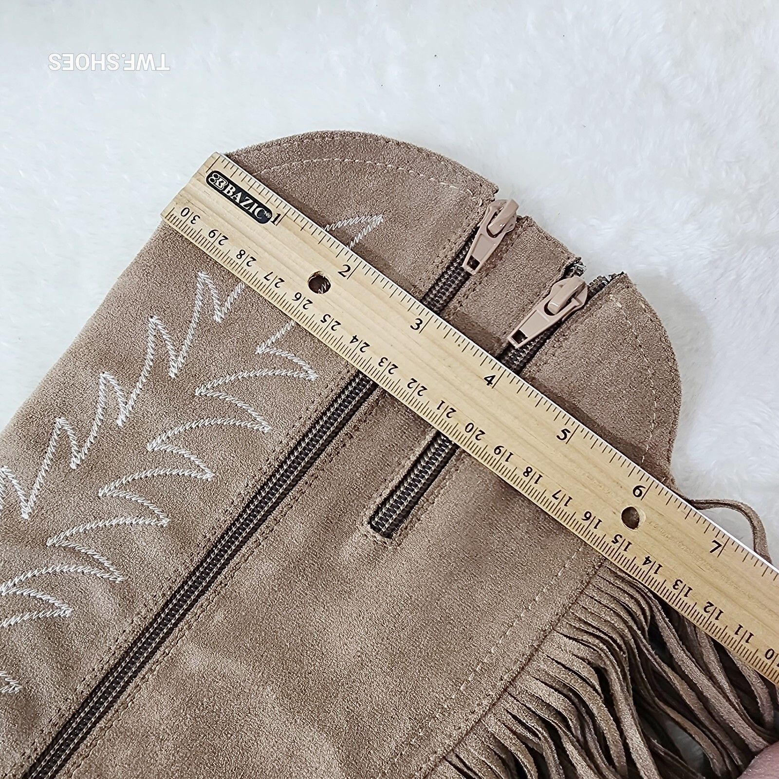 Other Dusty Roads Coco Taupe Back Fringe Cowboy Western Cowgirl Bo Size US 9 / IT 39 - 4 Thumbnail