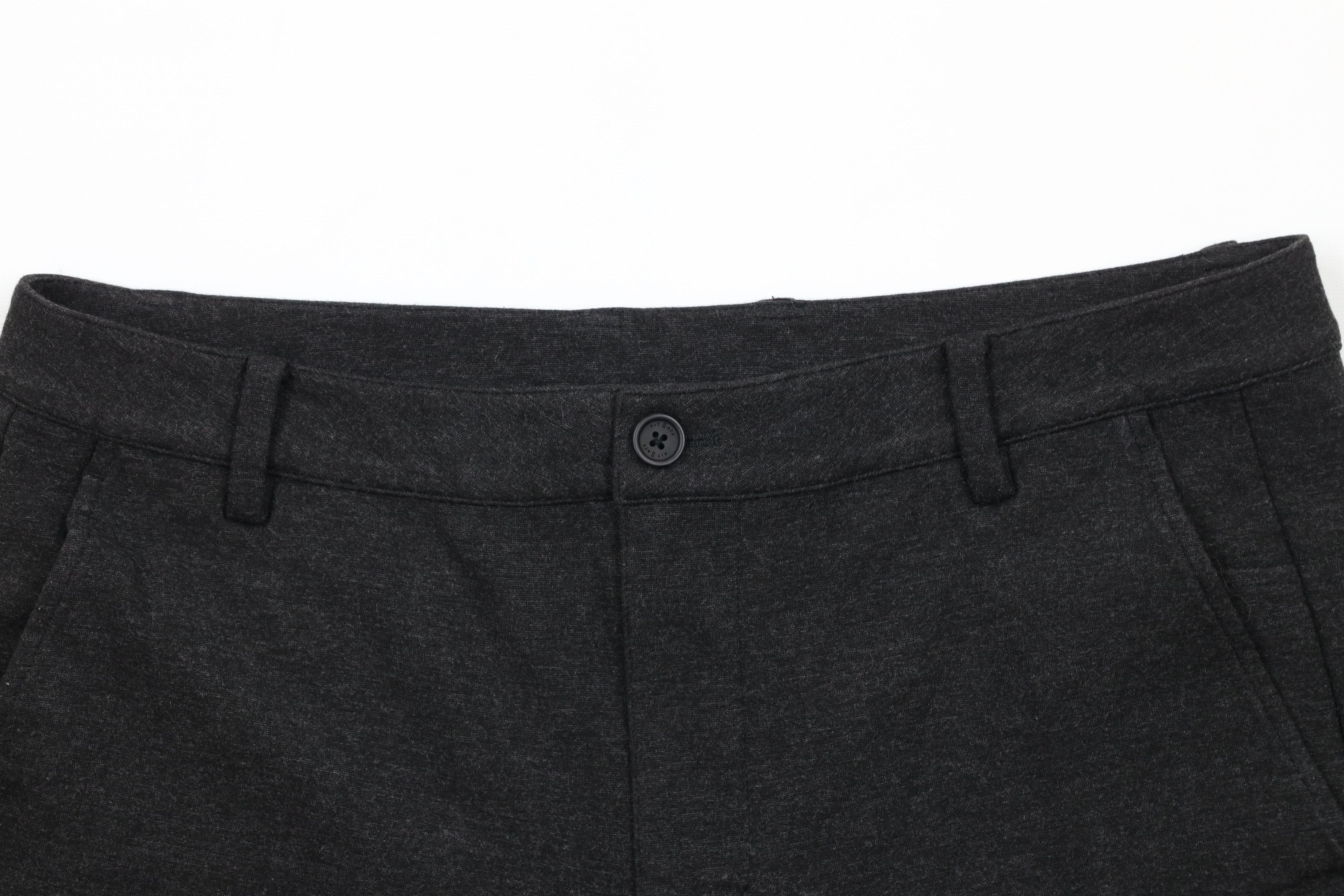 Kit and Ace × Vintage Kit & Ace Front Above Knee Jersey Knit Shorts Charcoal Gray Size US 32 / EU 48 - 2 Thumbnail