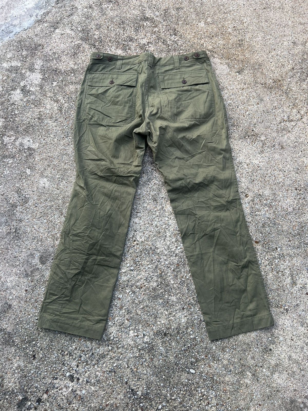 Comme des Garcons × Comme des Garcons Homme Plus × Japanese Brand Comme Des Garcons Army Design Pants Size US 34 / EU 50 - 2 Thumbnail