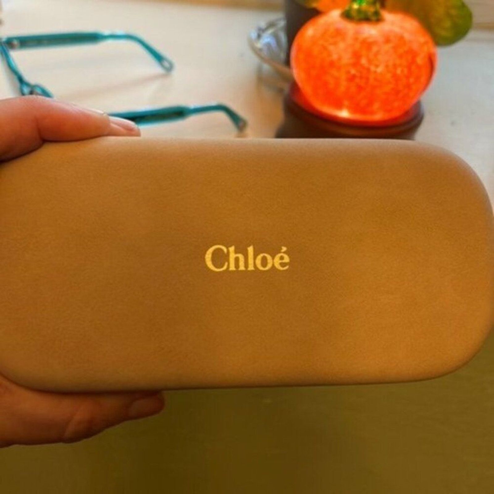Chloe Chloe Willow 52mm Round Sunglasses Blue Size ONE SIZE - 7 Thumbnail