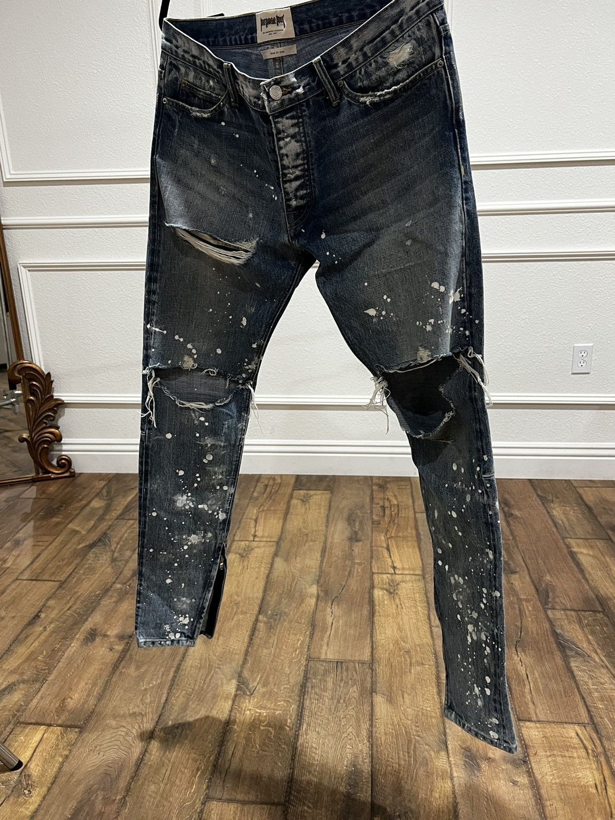 image of Fear Of God Purpose Tour Jeans in Denim, Men's (Size 34)
