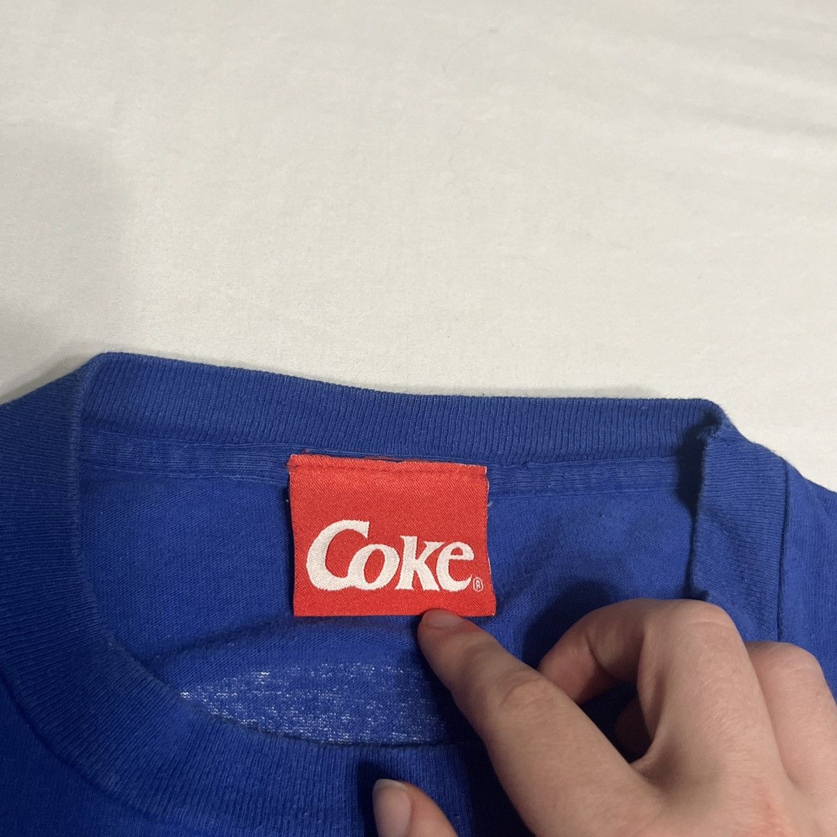 Vintage 1994 coke bear tee double sided single stick Size US L / EU 52-54 / 3 - 5 Thumbnail