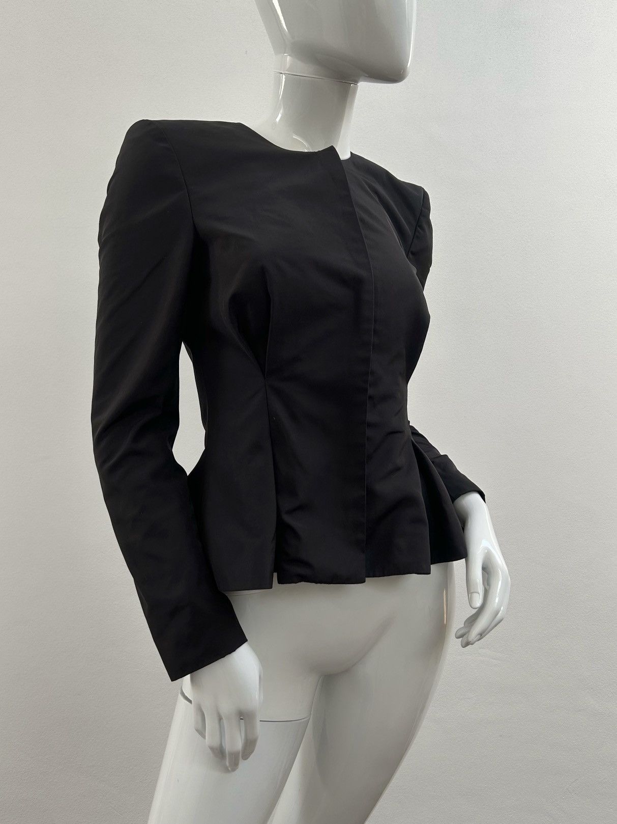 image of Avant Garde Avant-Garde Nylon Fitted Jacket in Black, Women's (Size XS)