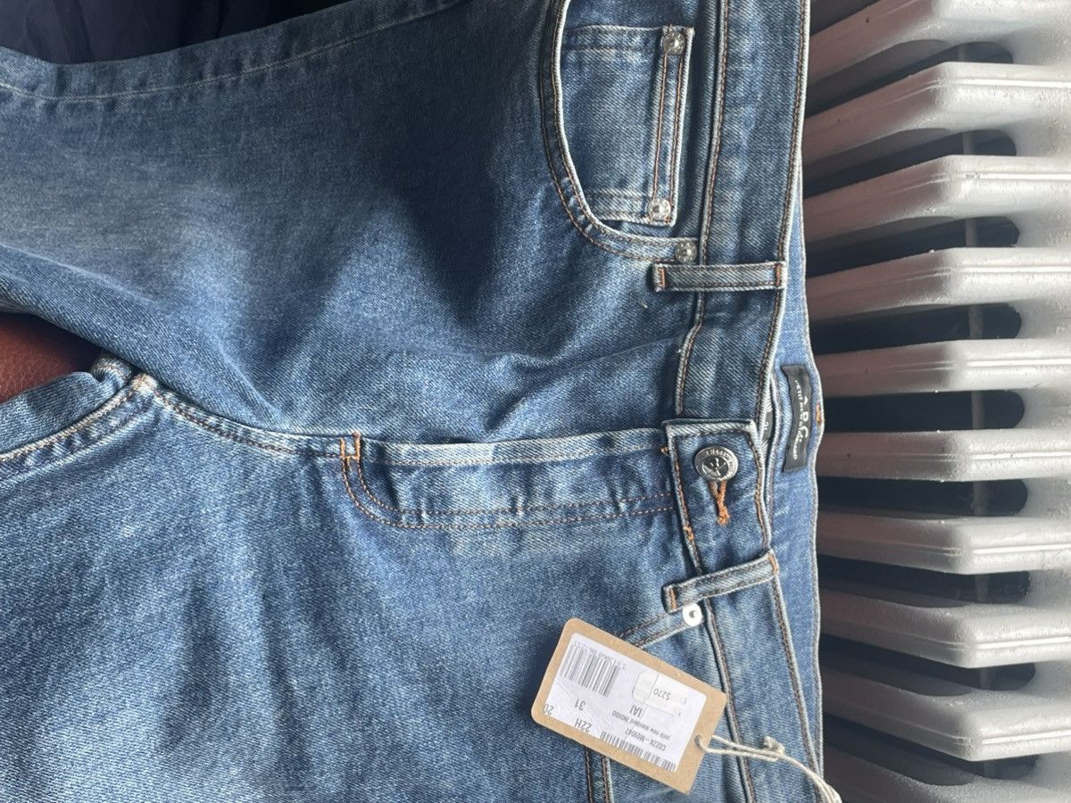 A.P.C. APC Petit New Standard - Indigo fade BNWT Size US 31 - 3 Thumbnail