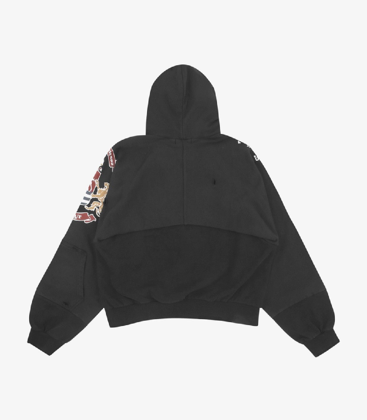 Project GR RECONSTRUCTED FOLDED HOODIE PROJECT GR RECONSTRUCTED